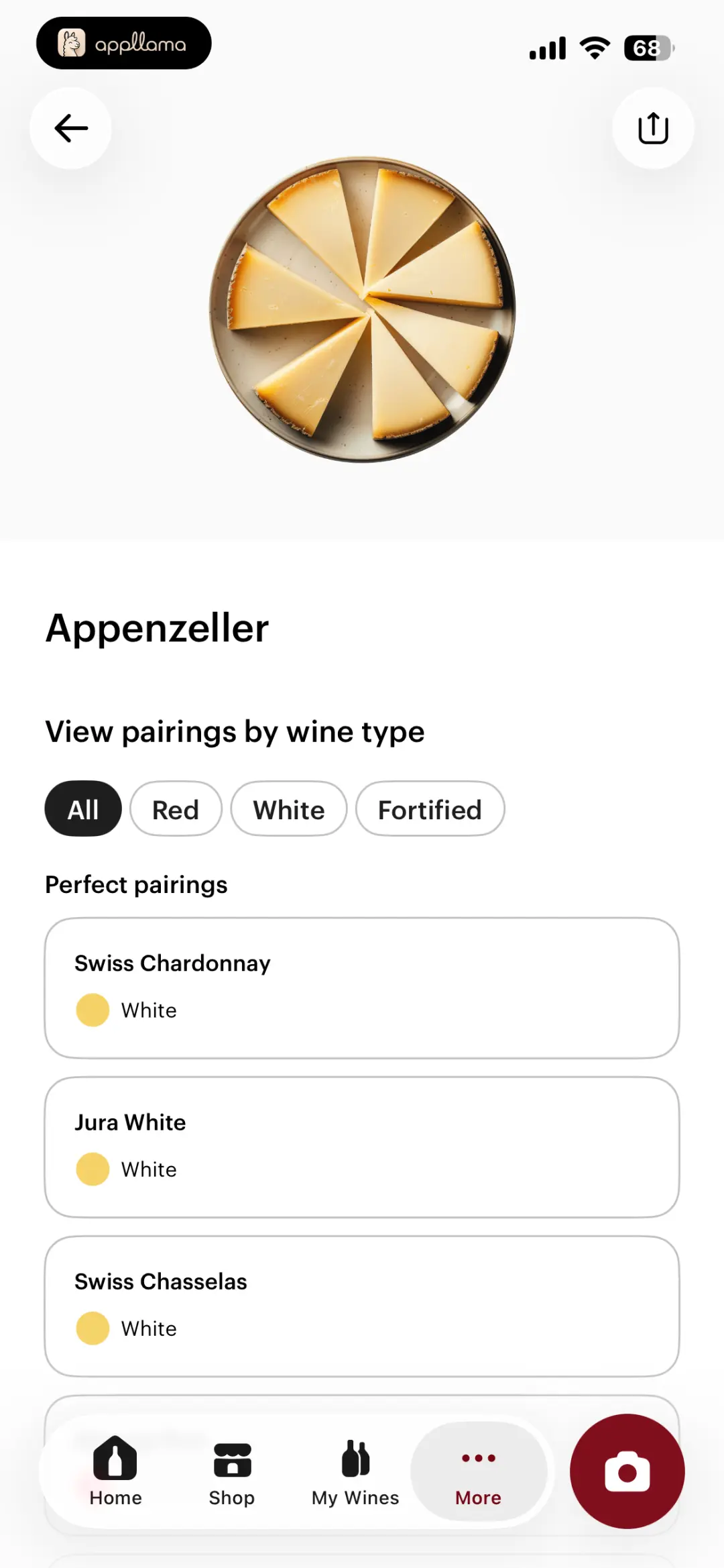 Food Pairing Detail