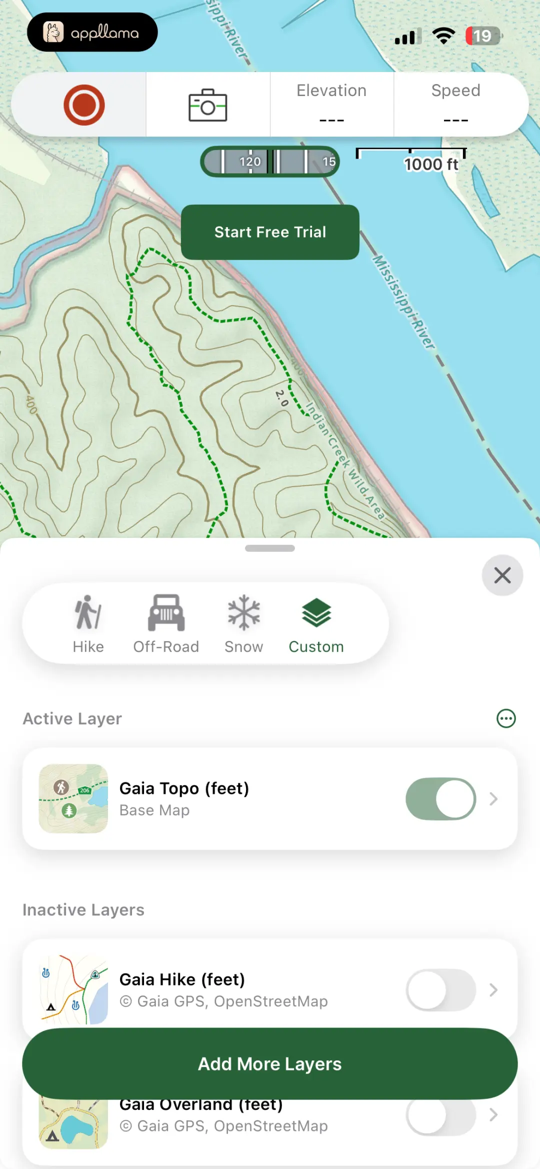 Map Layers Sheet
