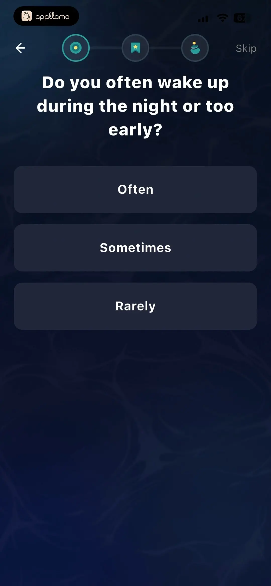 Night Waking Question