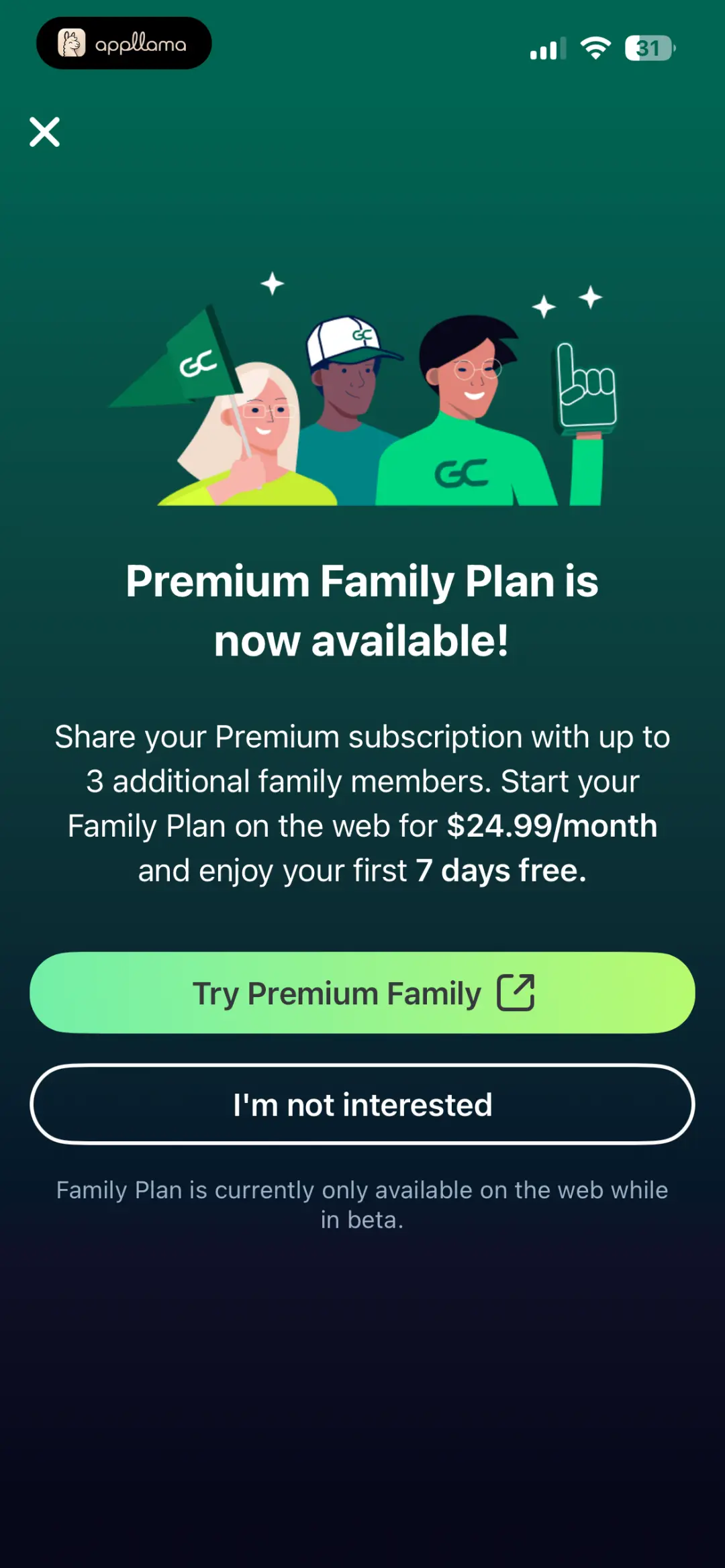 Premium Family Offer