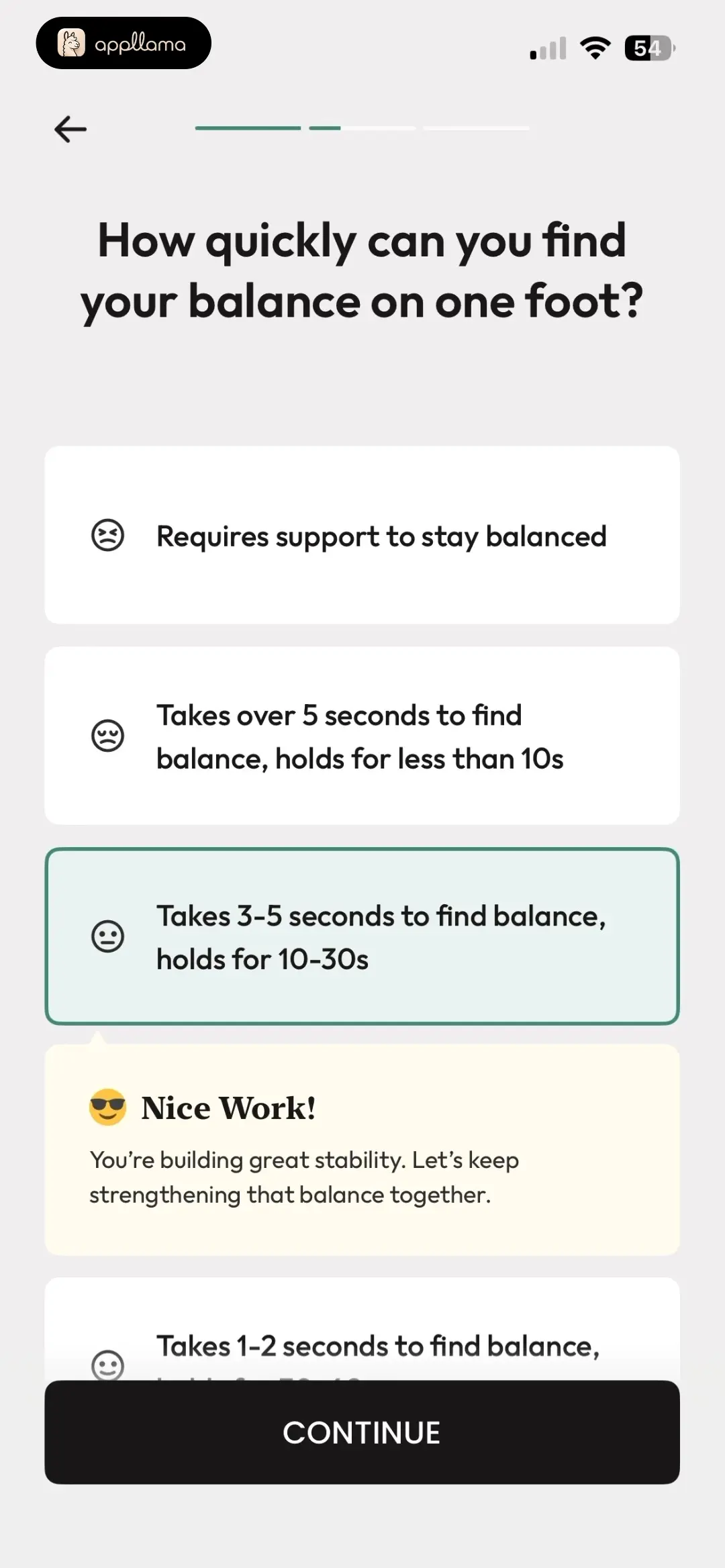 Balance Assessment