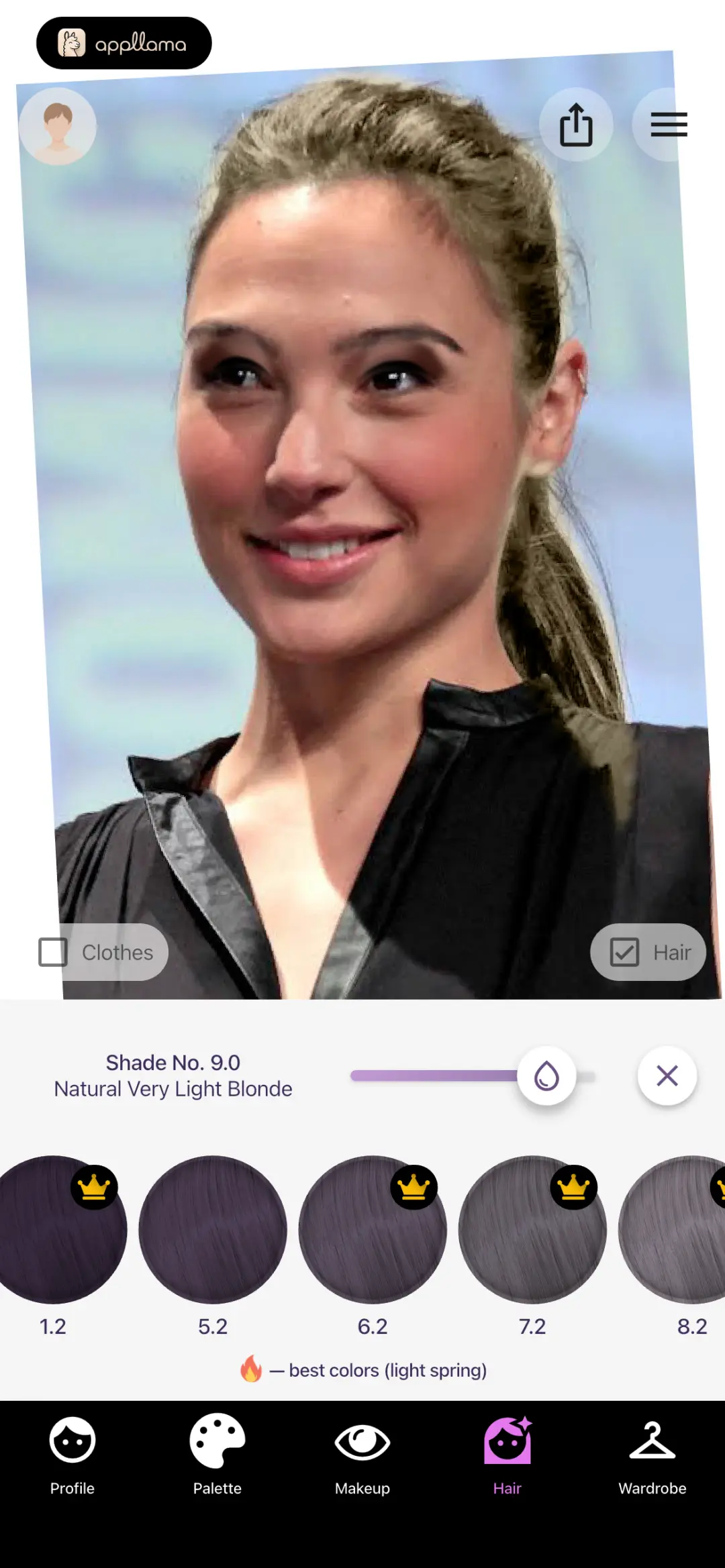 Hair Color Try-On