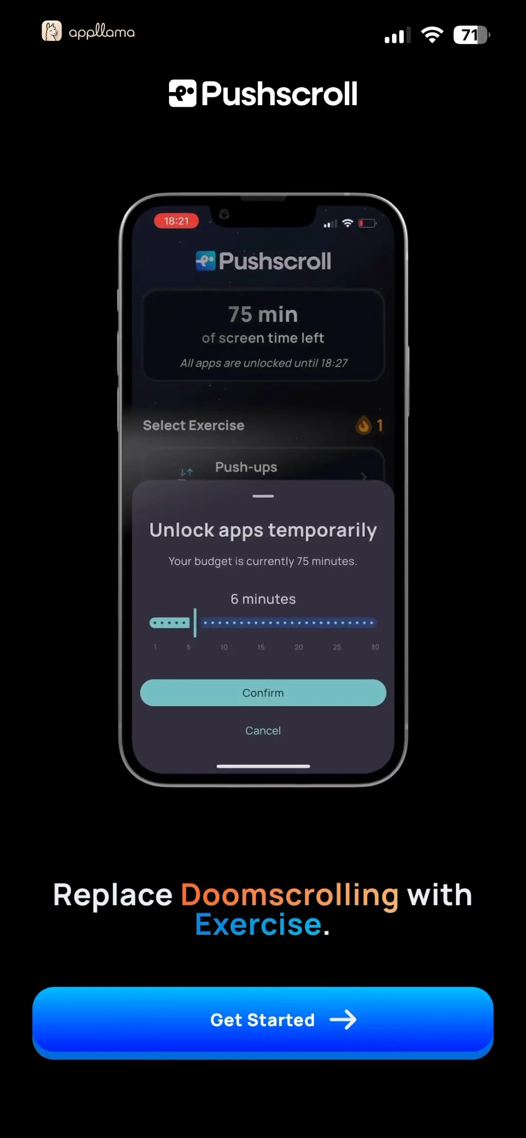 App Unlock Payoff Modal