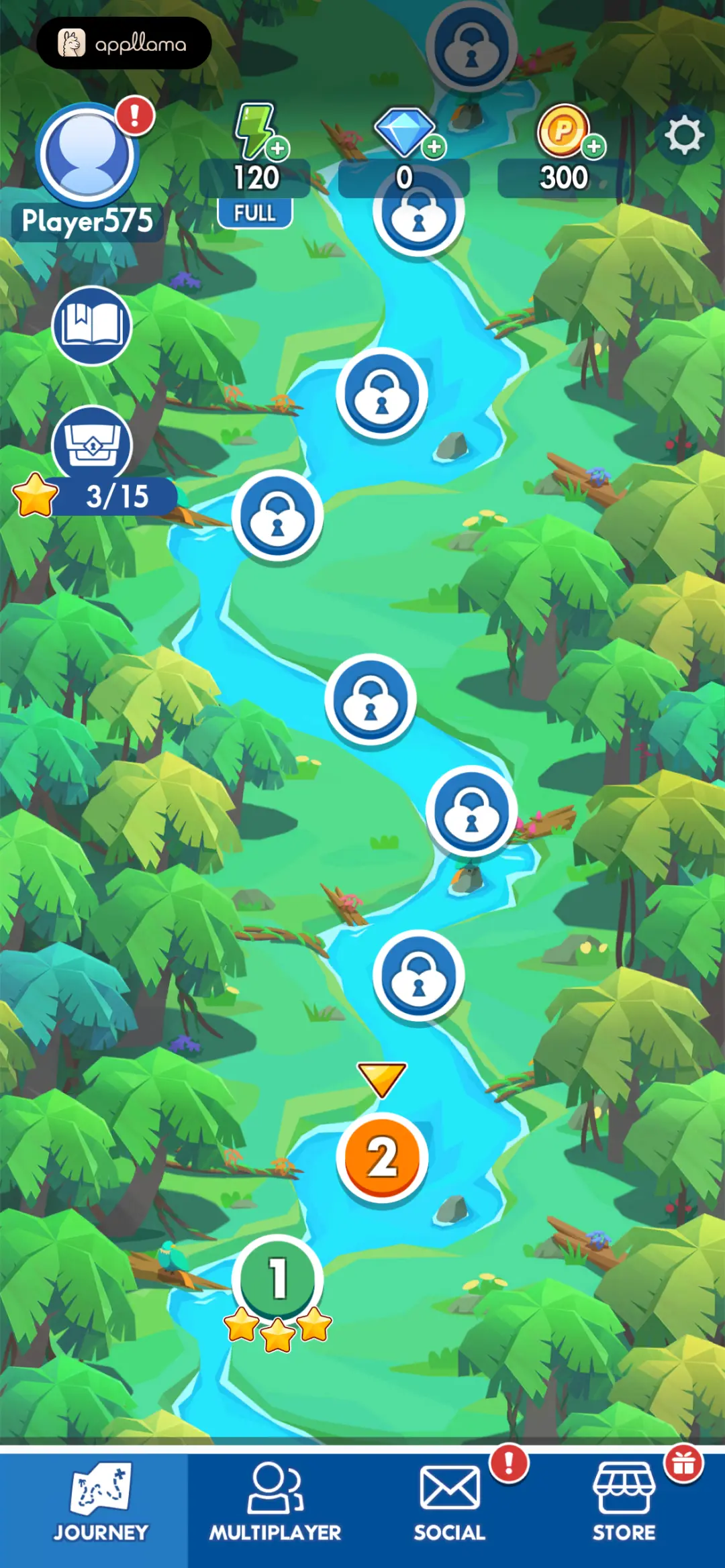 Jungle Journey Map