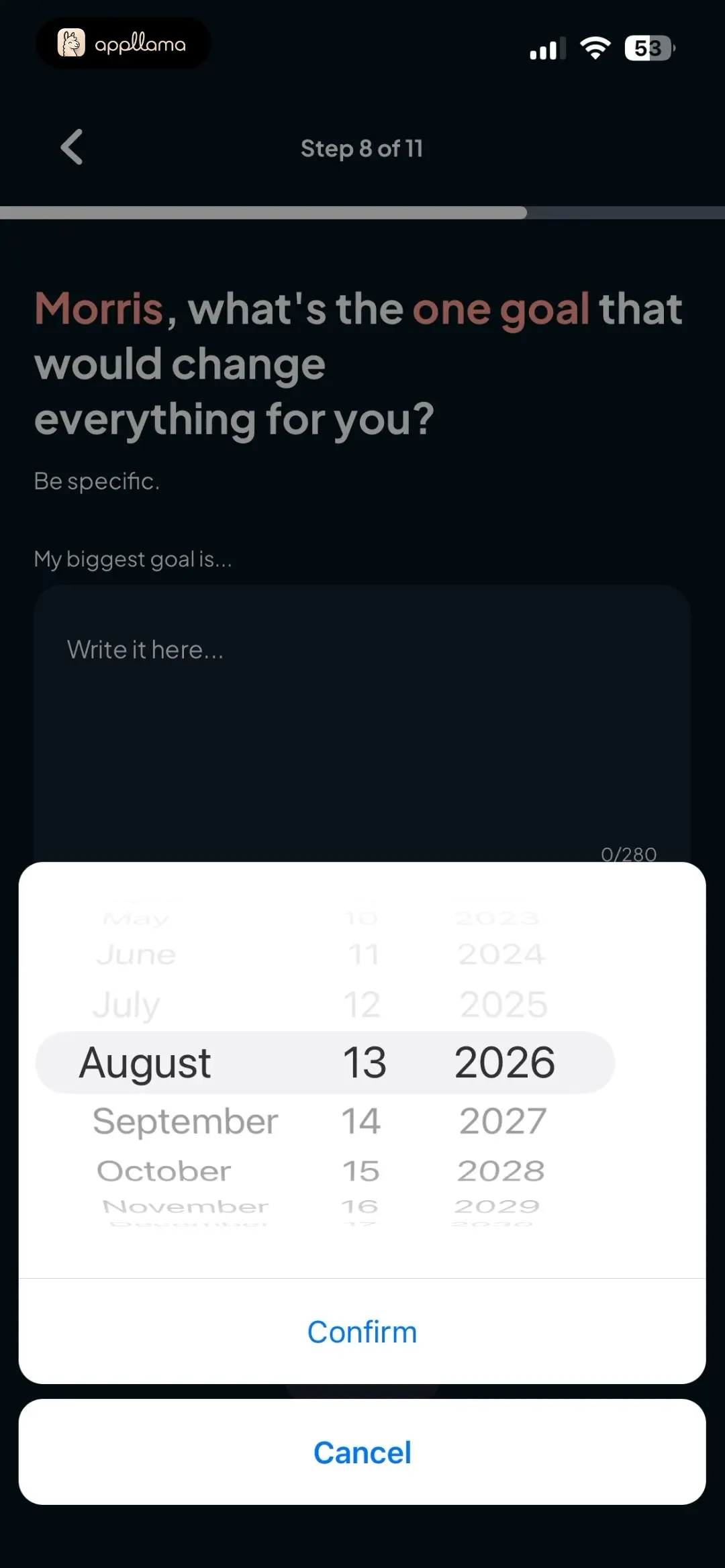 Deadline Date Picker