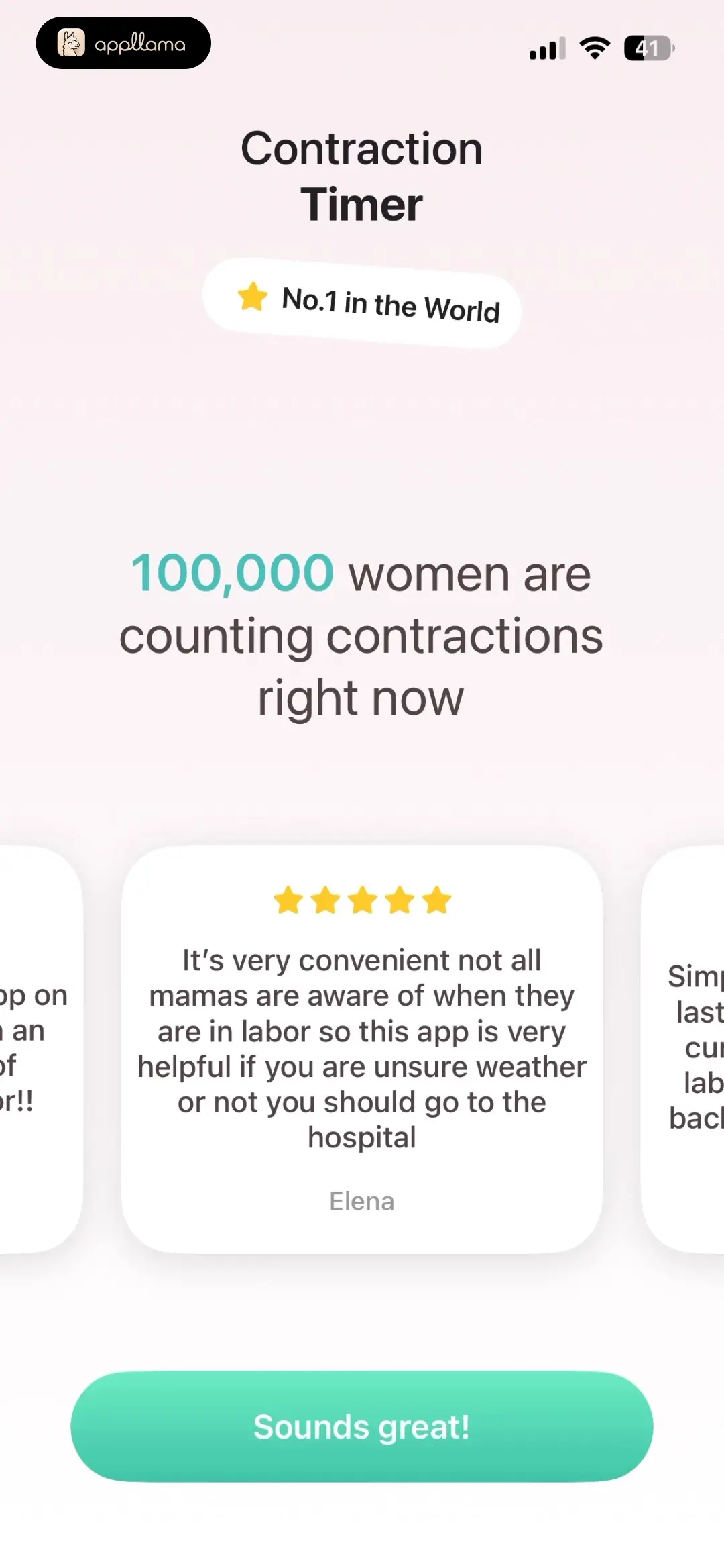 Onboarding Social Proof