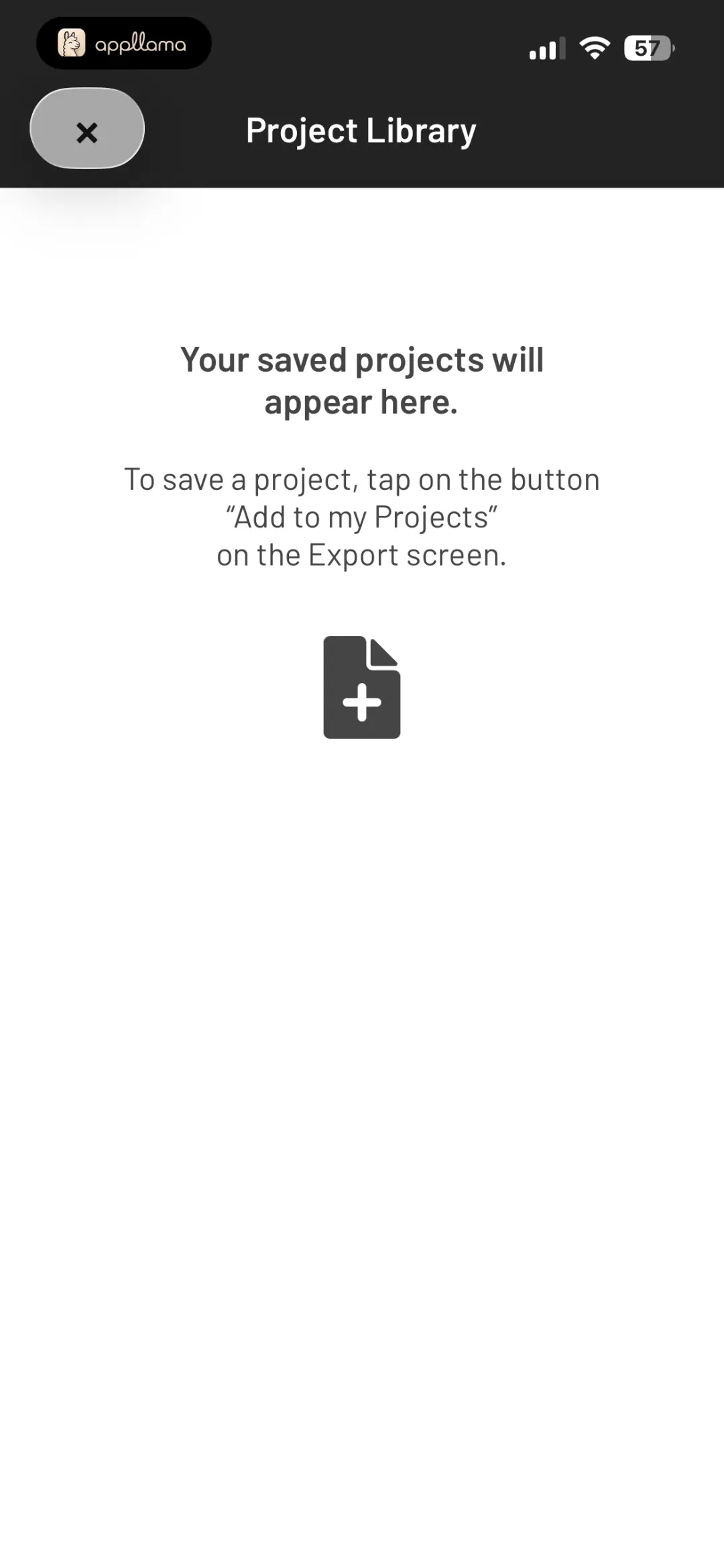 Empty Project Library