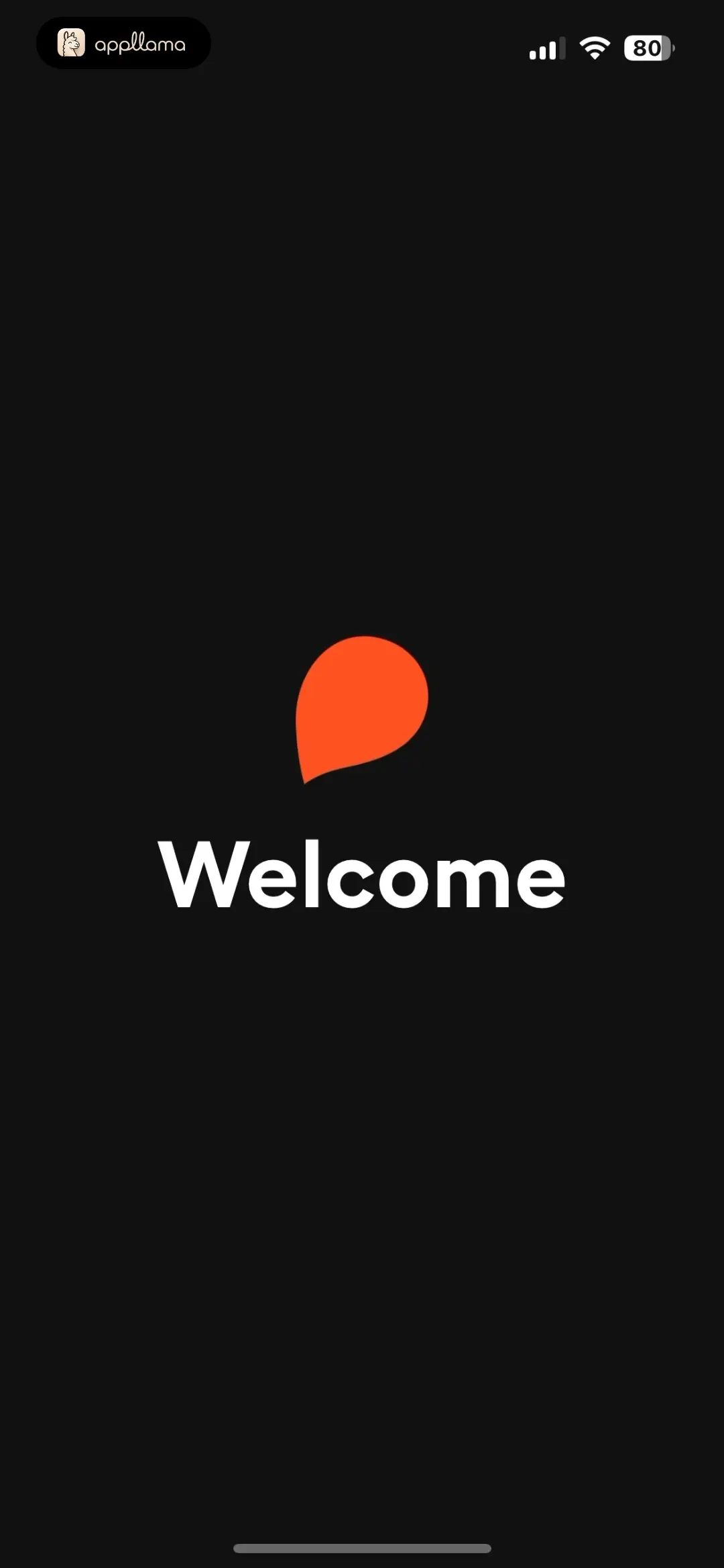 Welcome Splash