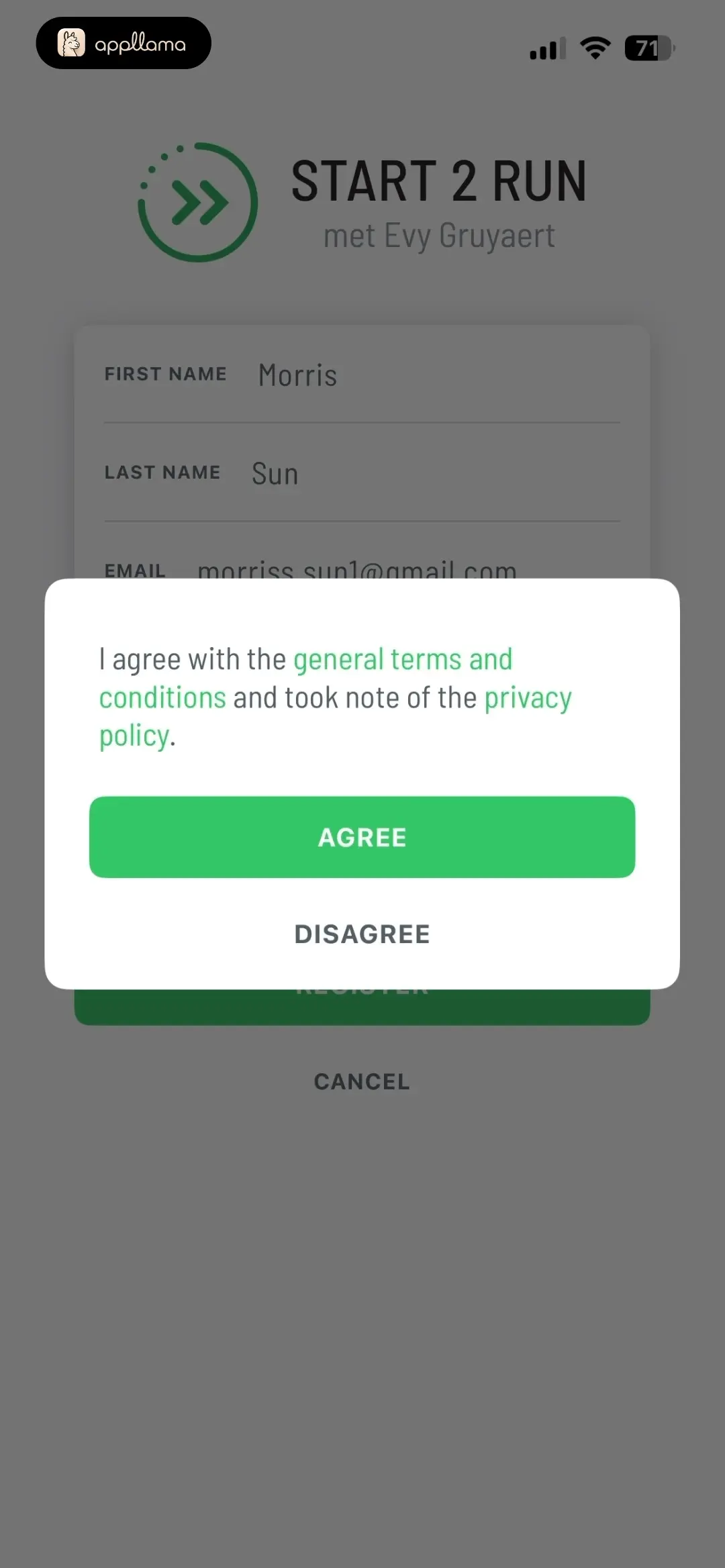 Terms Consent Modal