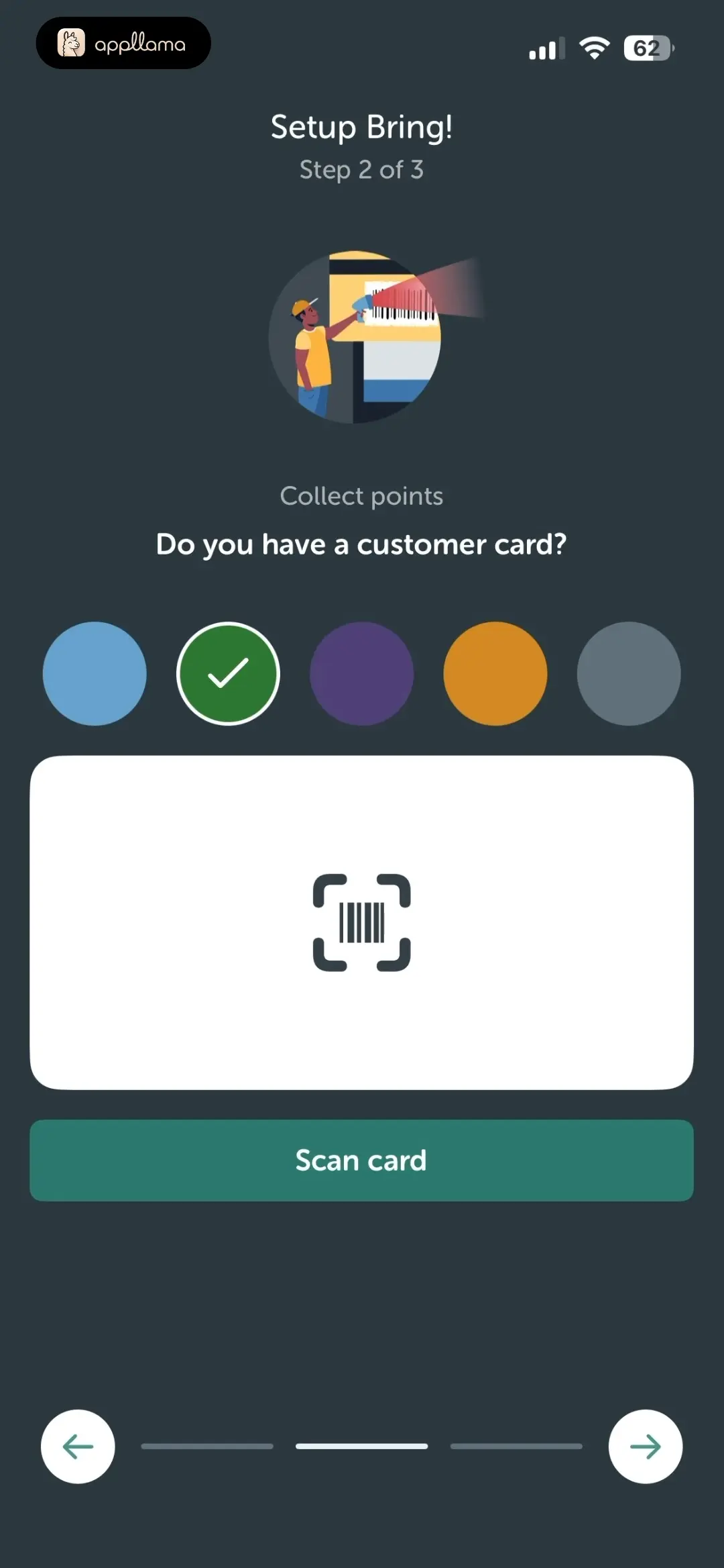 Customer Card Setup