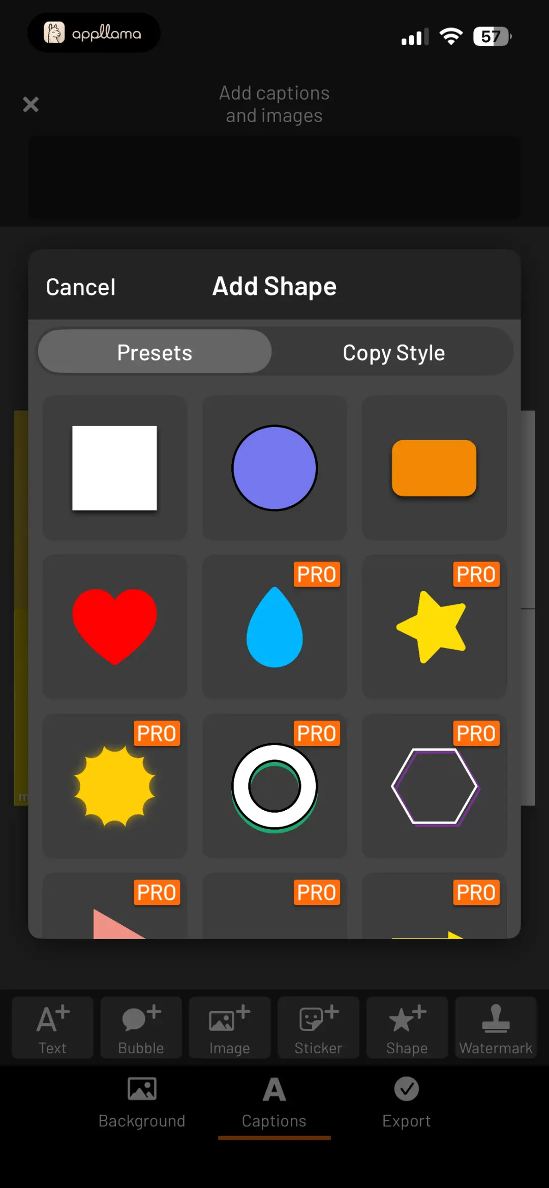 Shape Picker