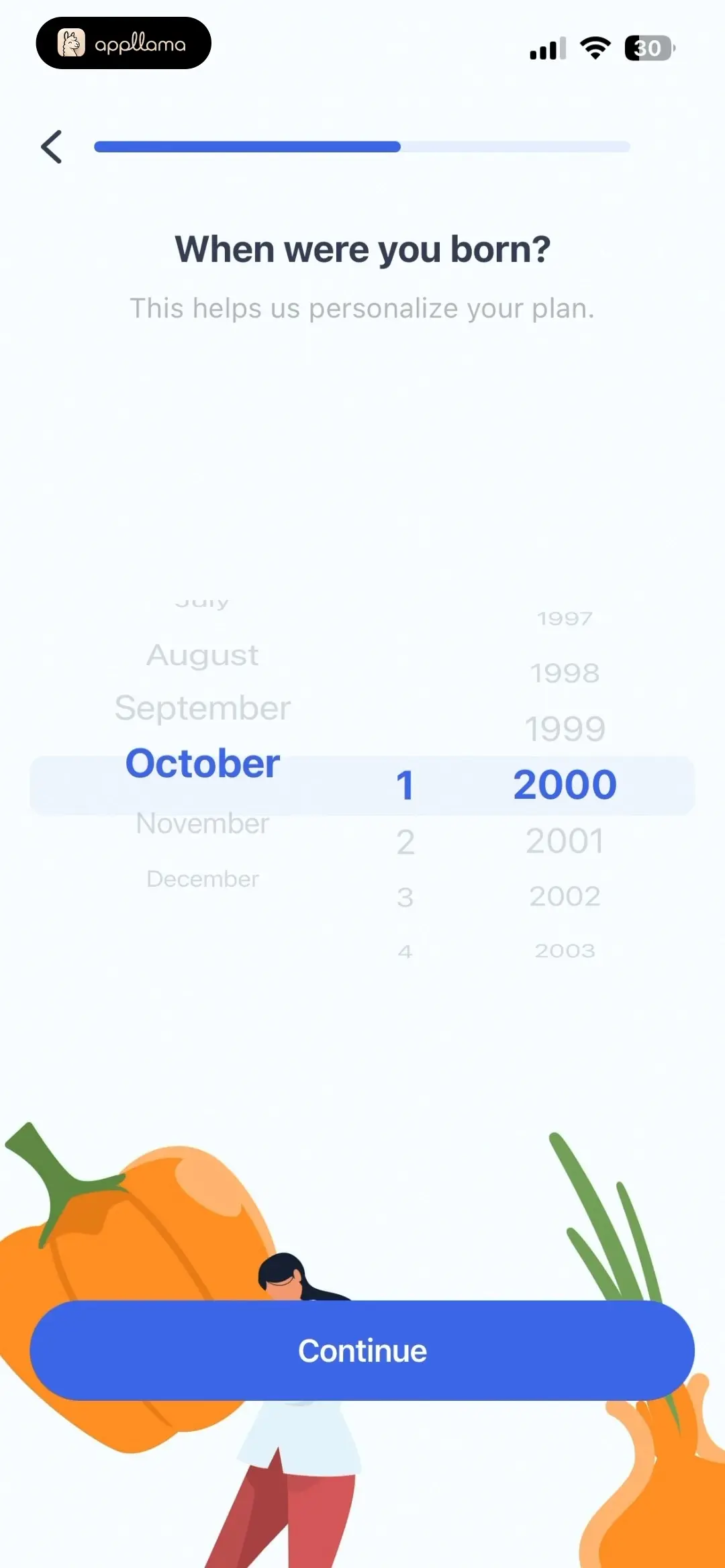 Birth Date Input