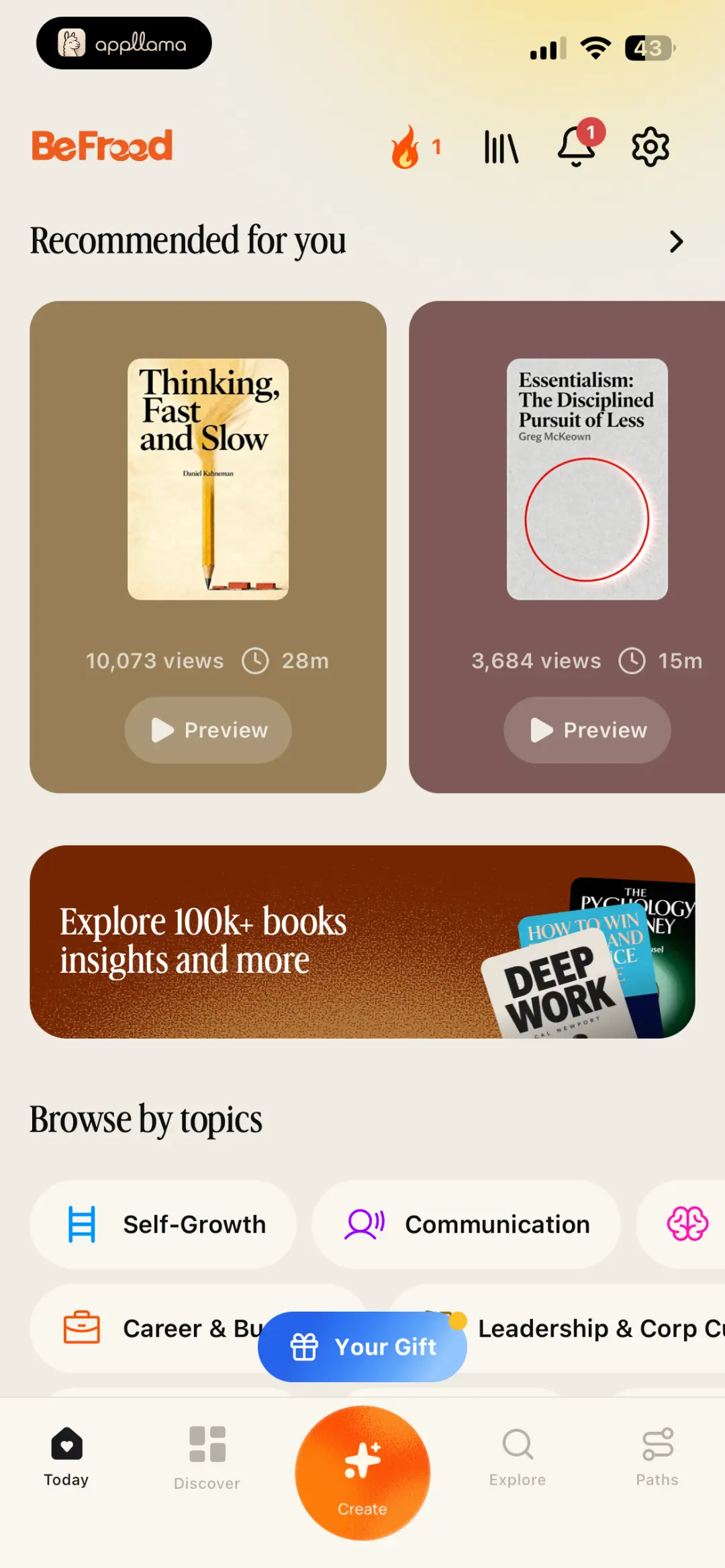 Recommendations