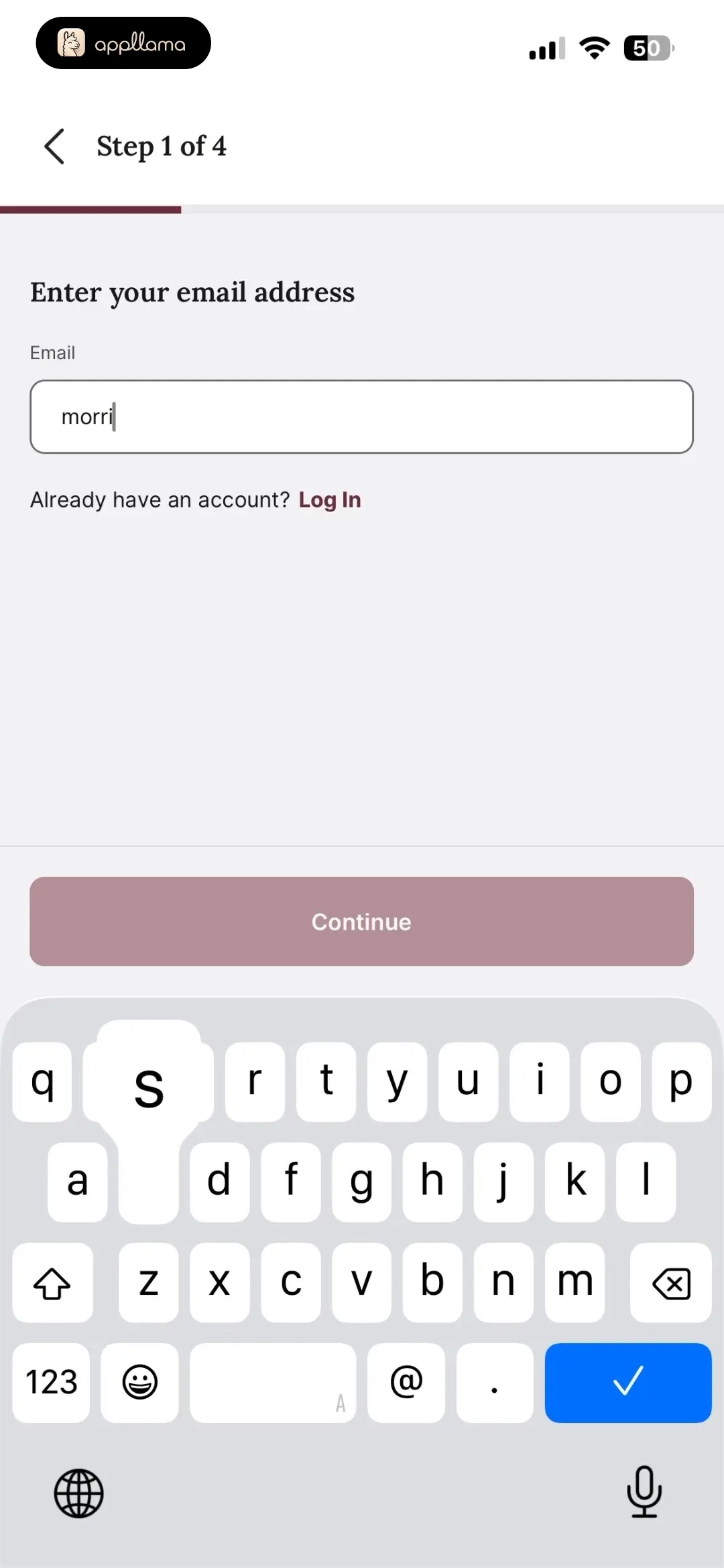 Sign Up Email