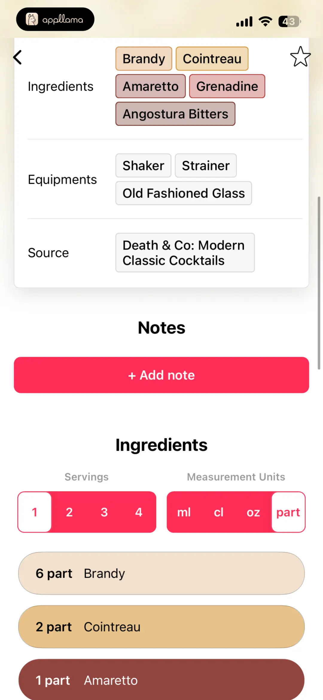 Recipe Ingredients