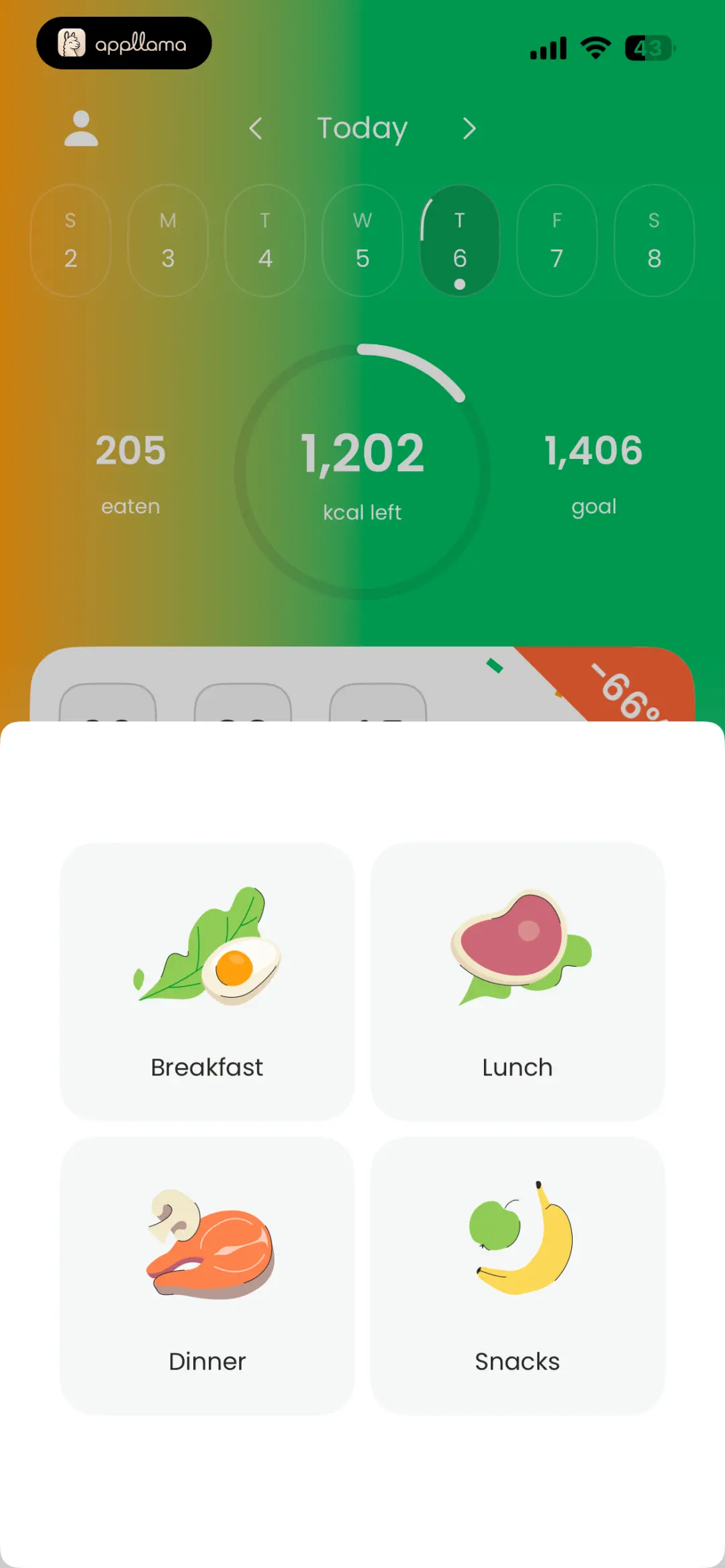 Food Category Sheet