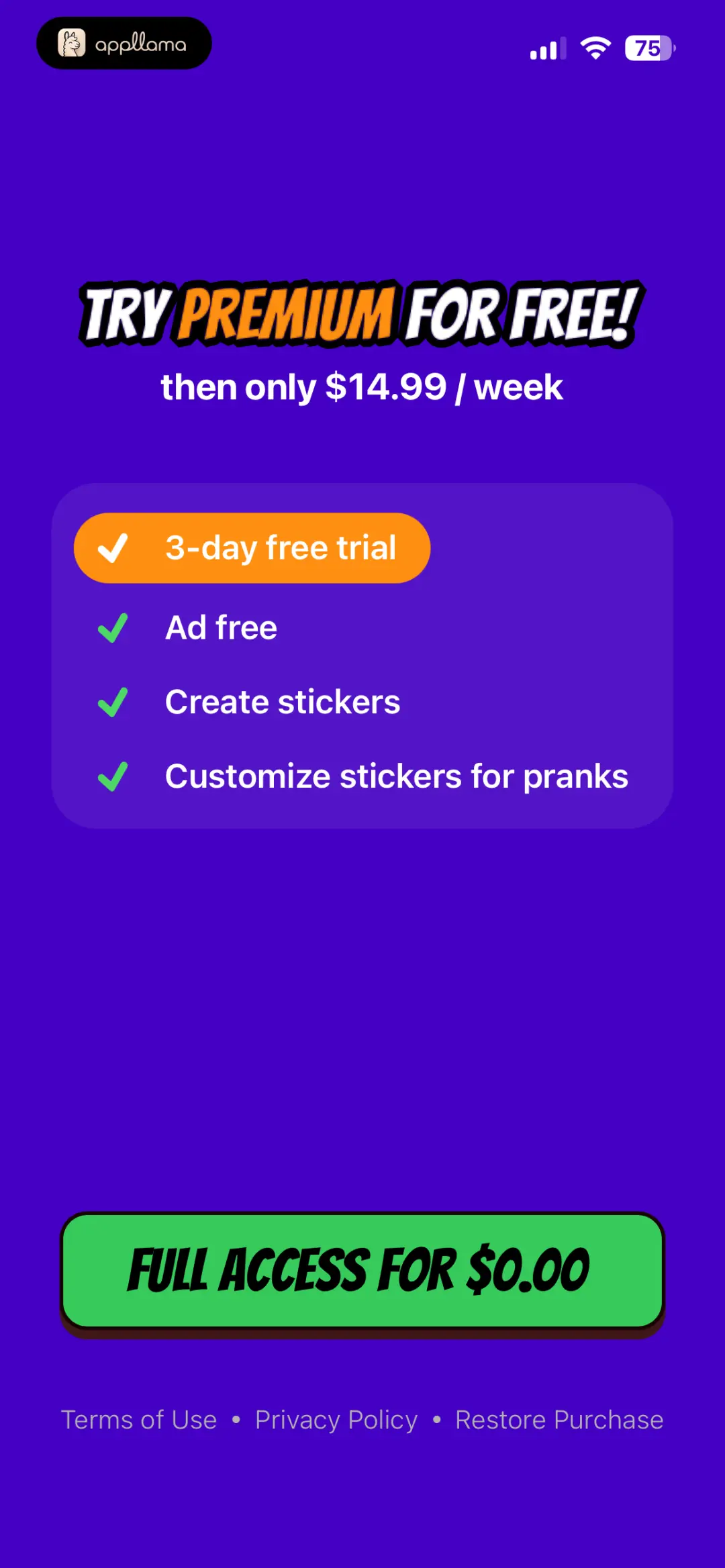 Premium Paywall