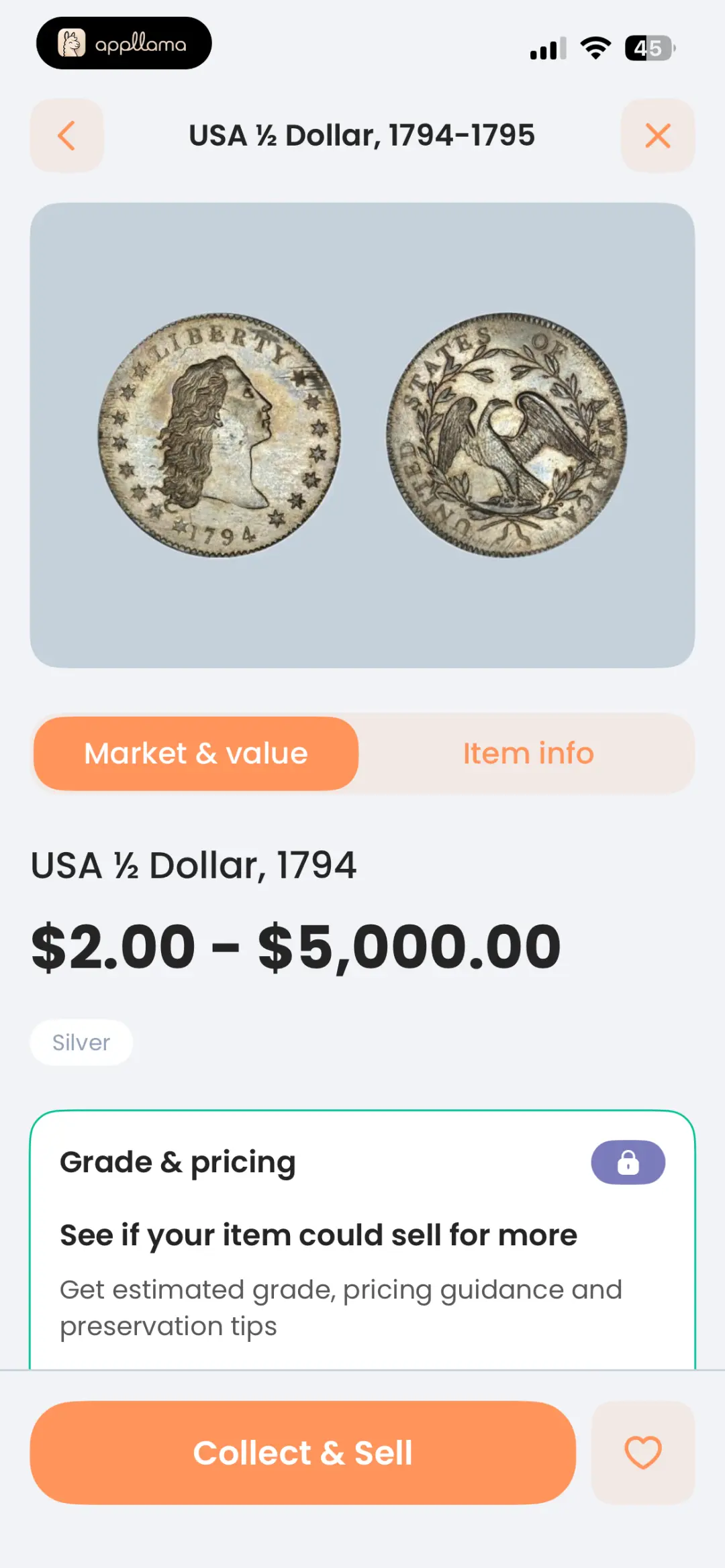Coin Result Market Value