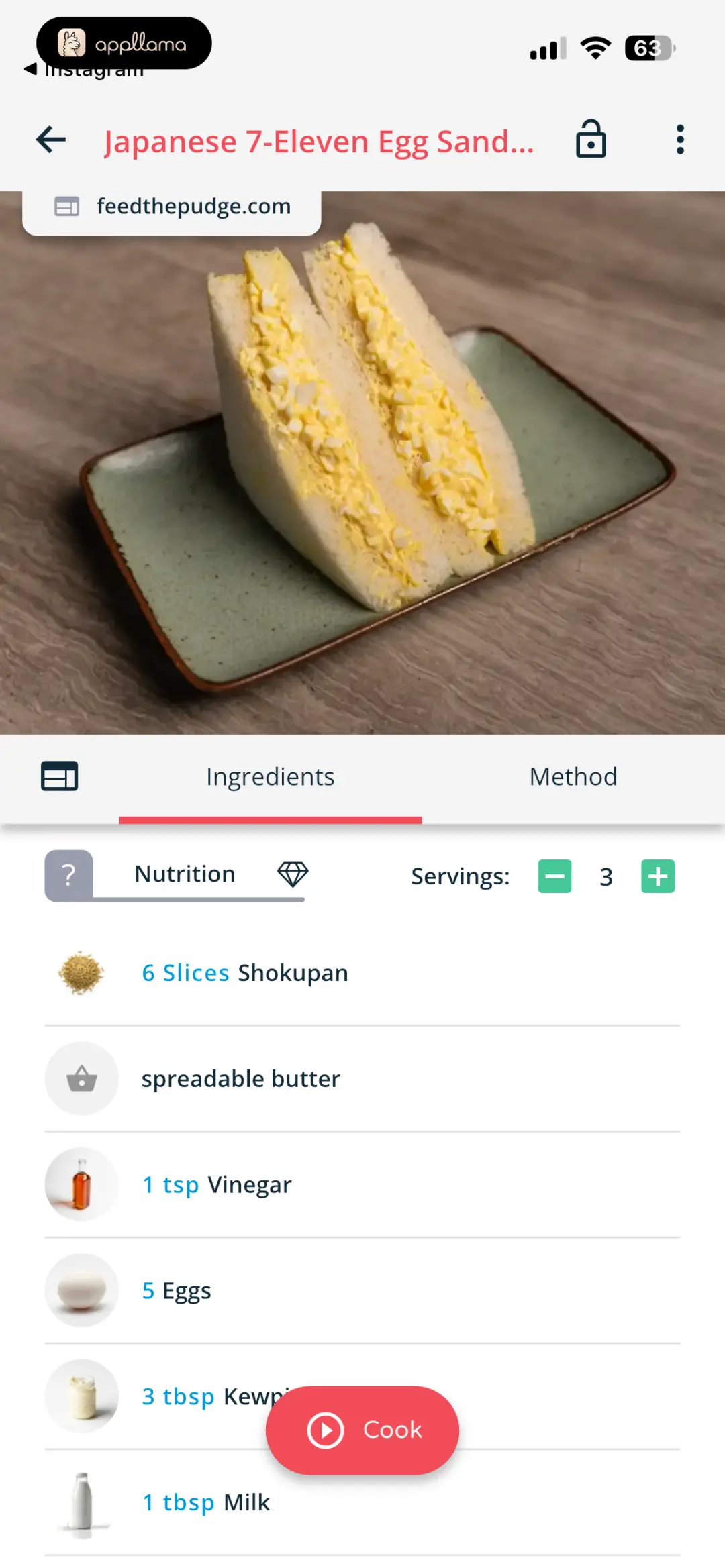Recipe Ingredients