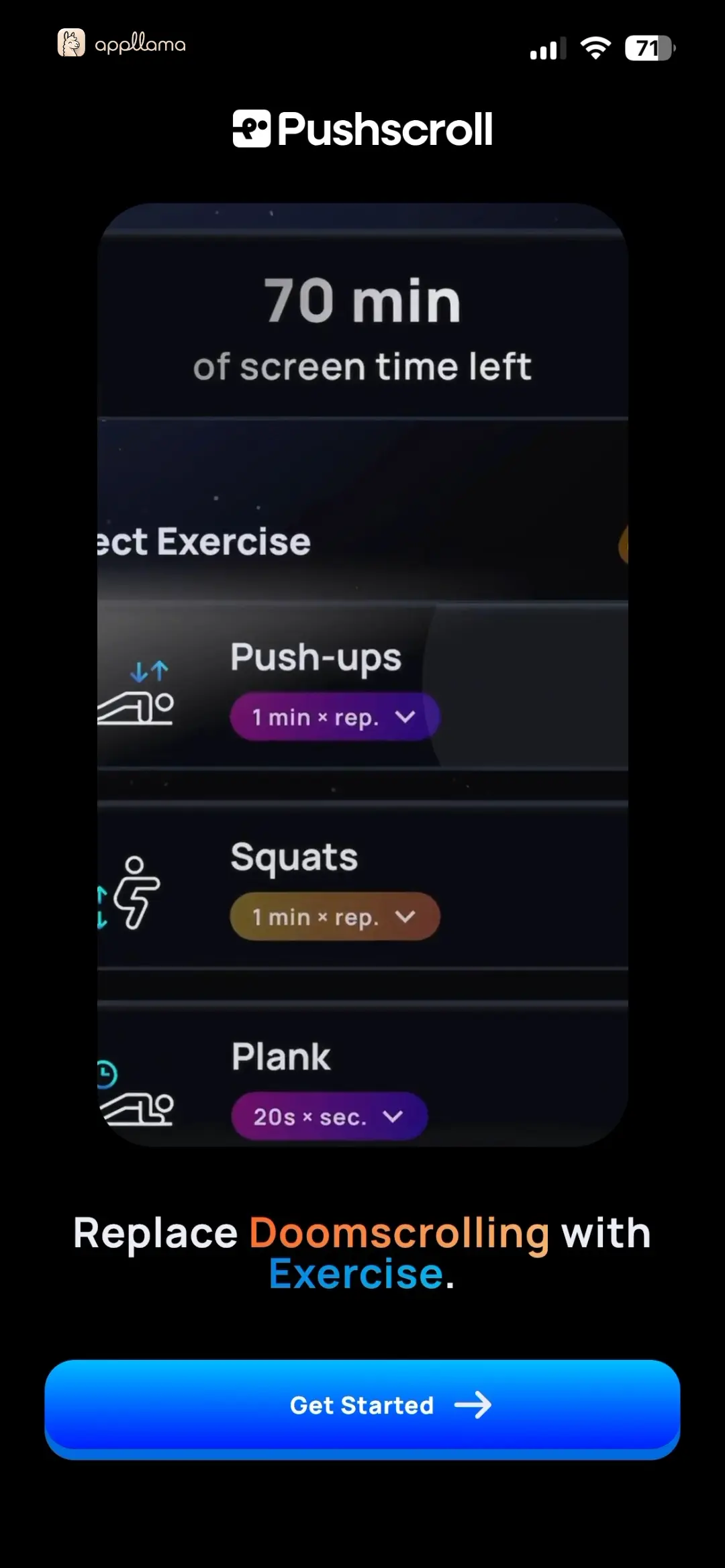 Exercise List