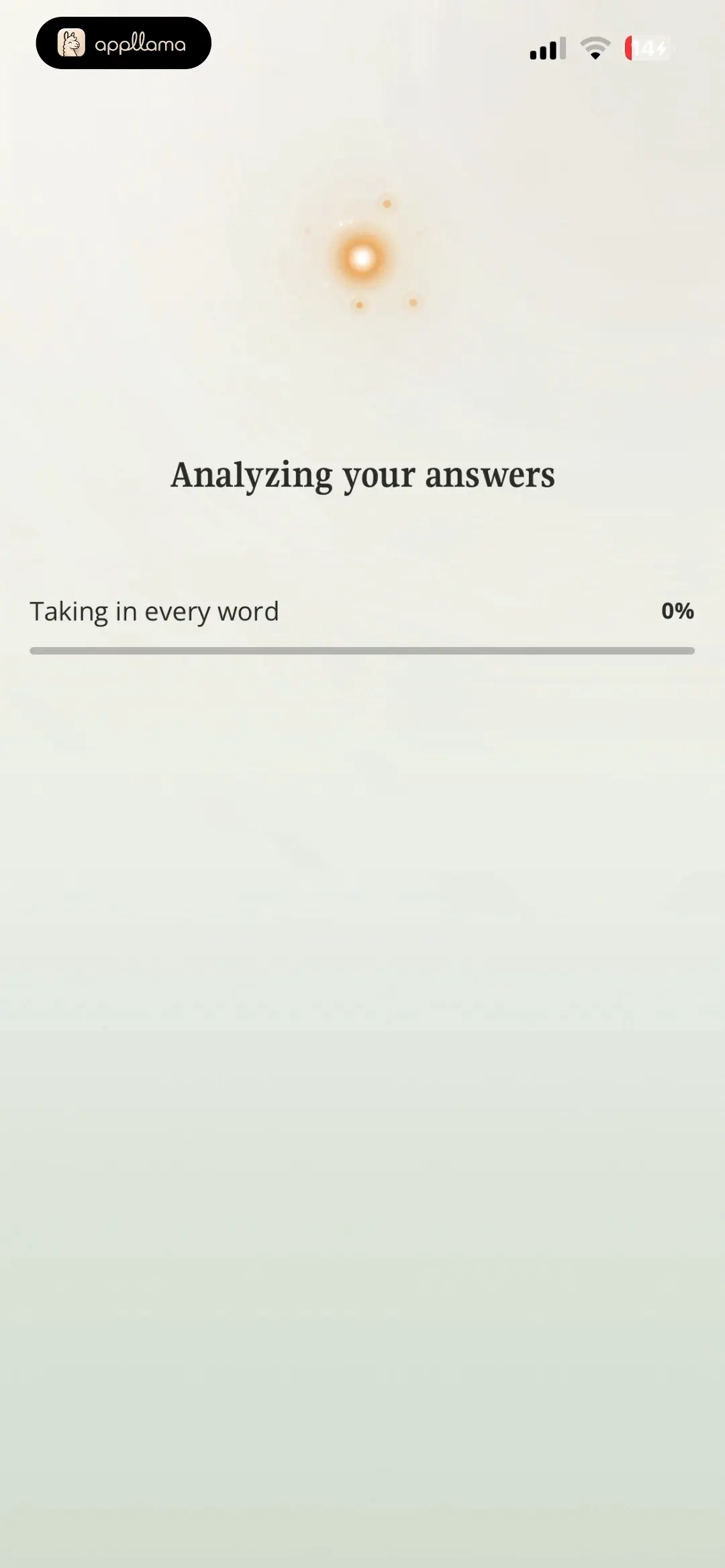 Analysis Progress