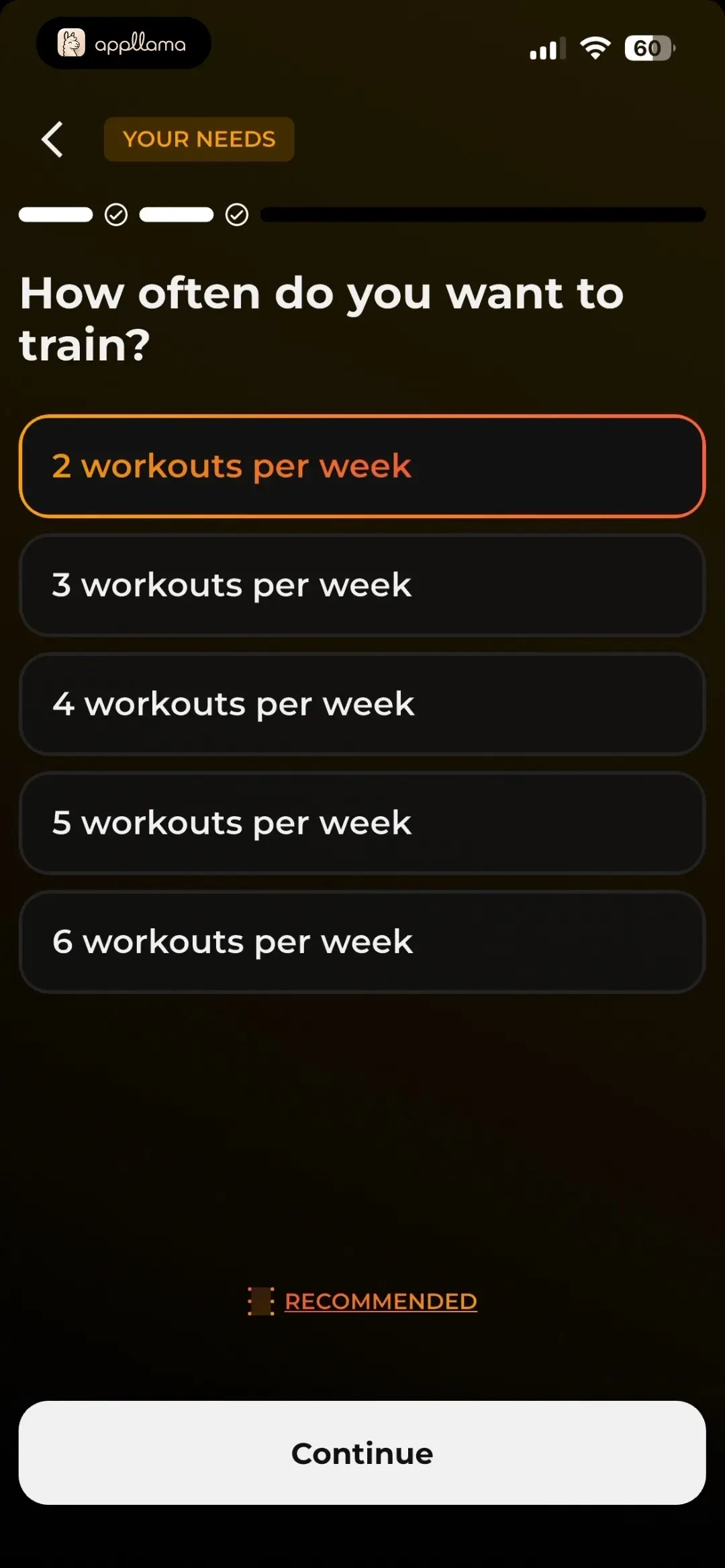 Training Frequency