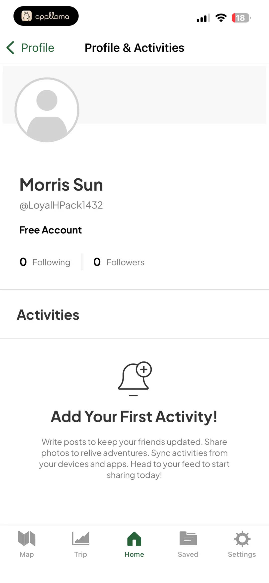 Profile & Activities