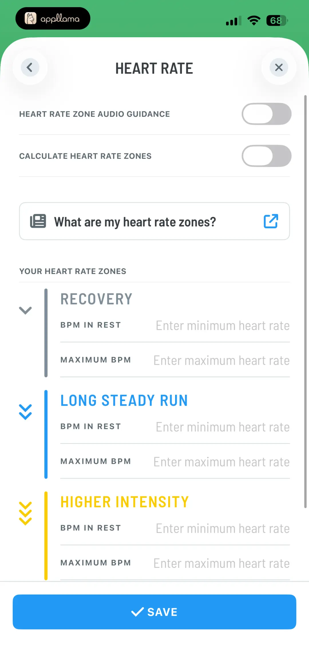 Heart Rate Zones