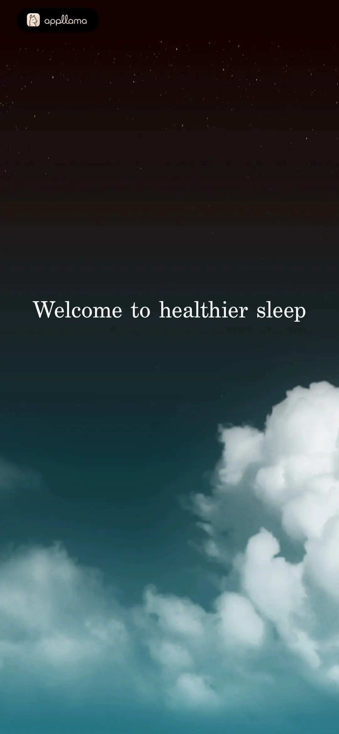 Welcome Screen