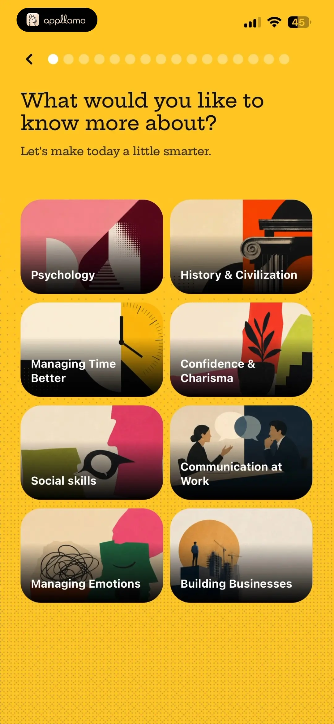 Interest Selection