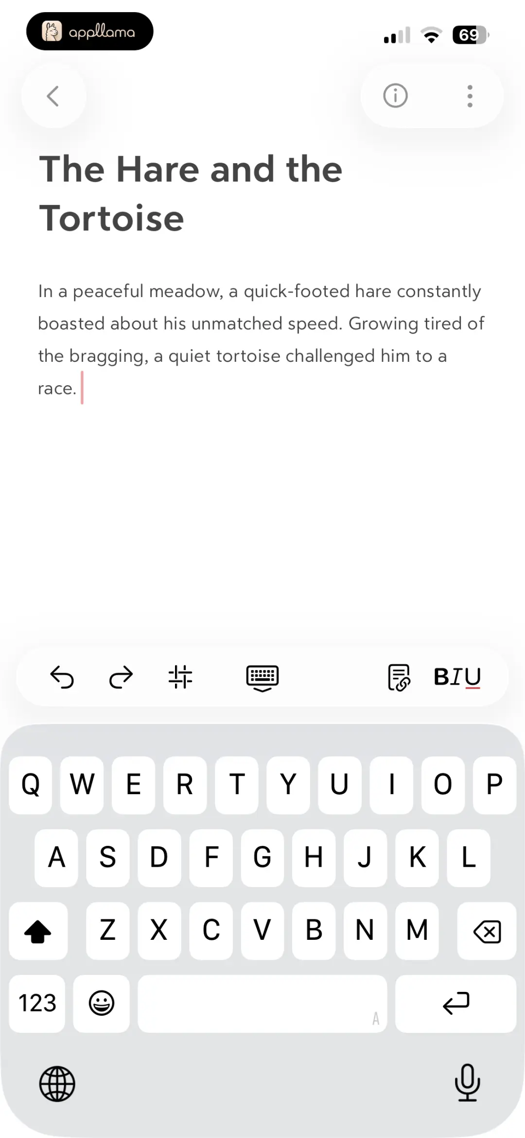 Text Note Editor