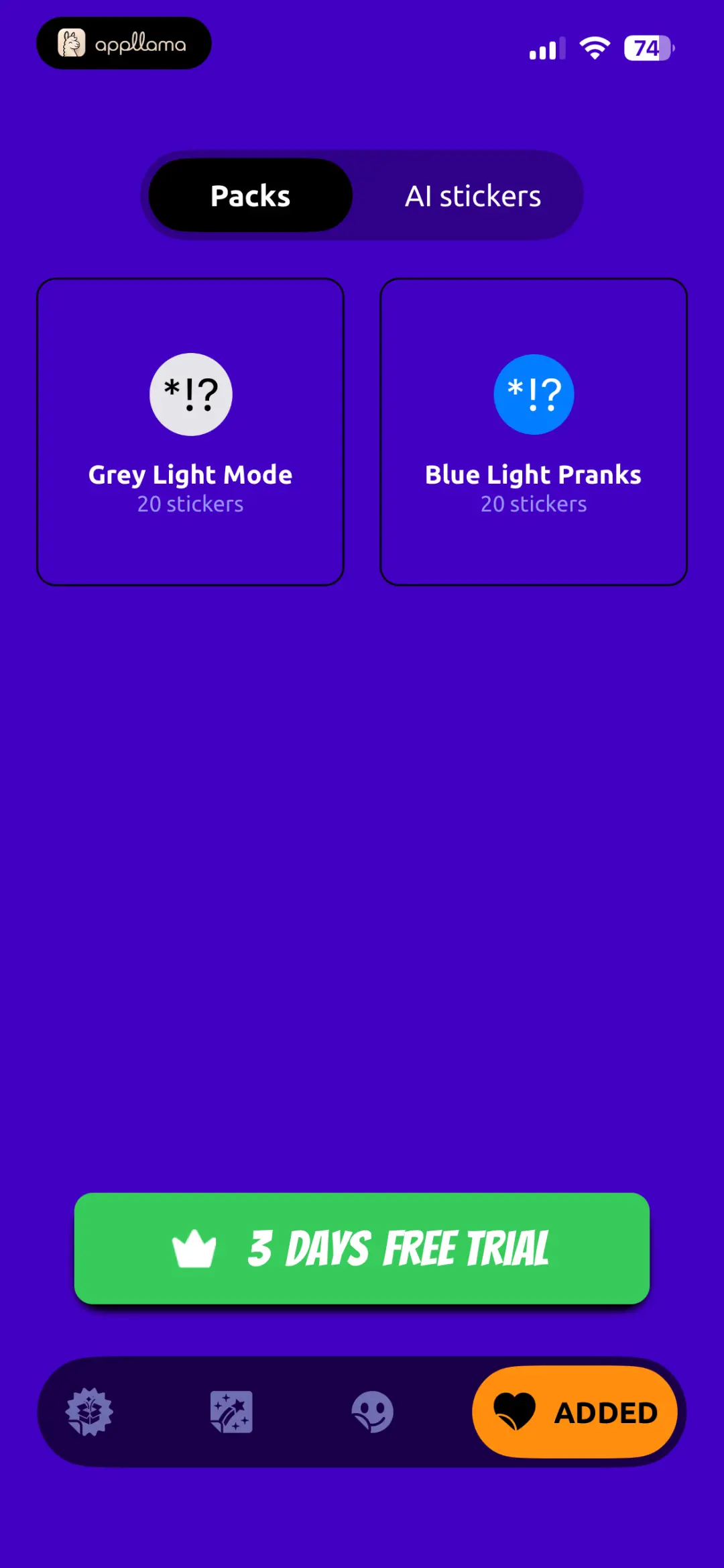 Added Pack Library