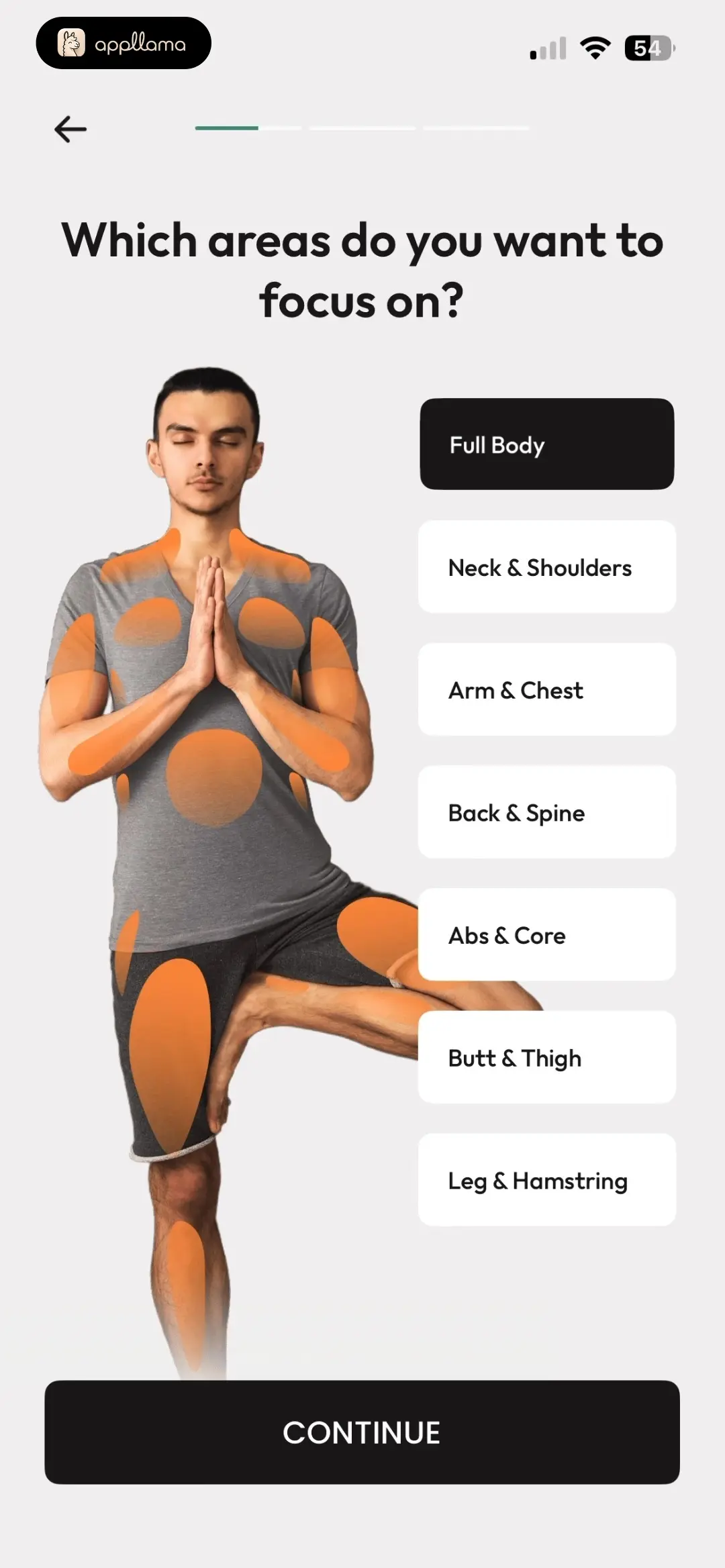 Body Focus Selection