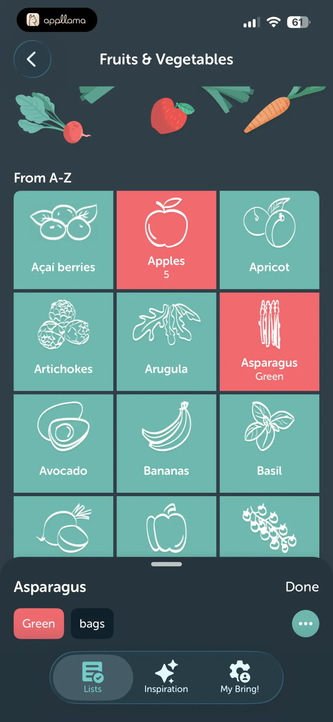 Produce Selection