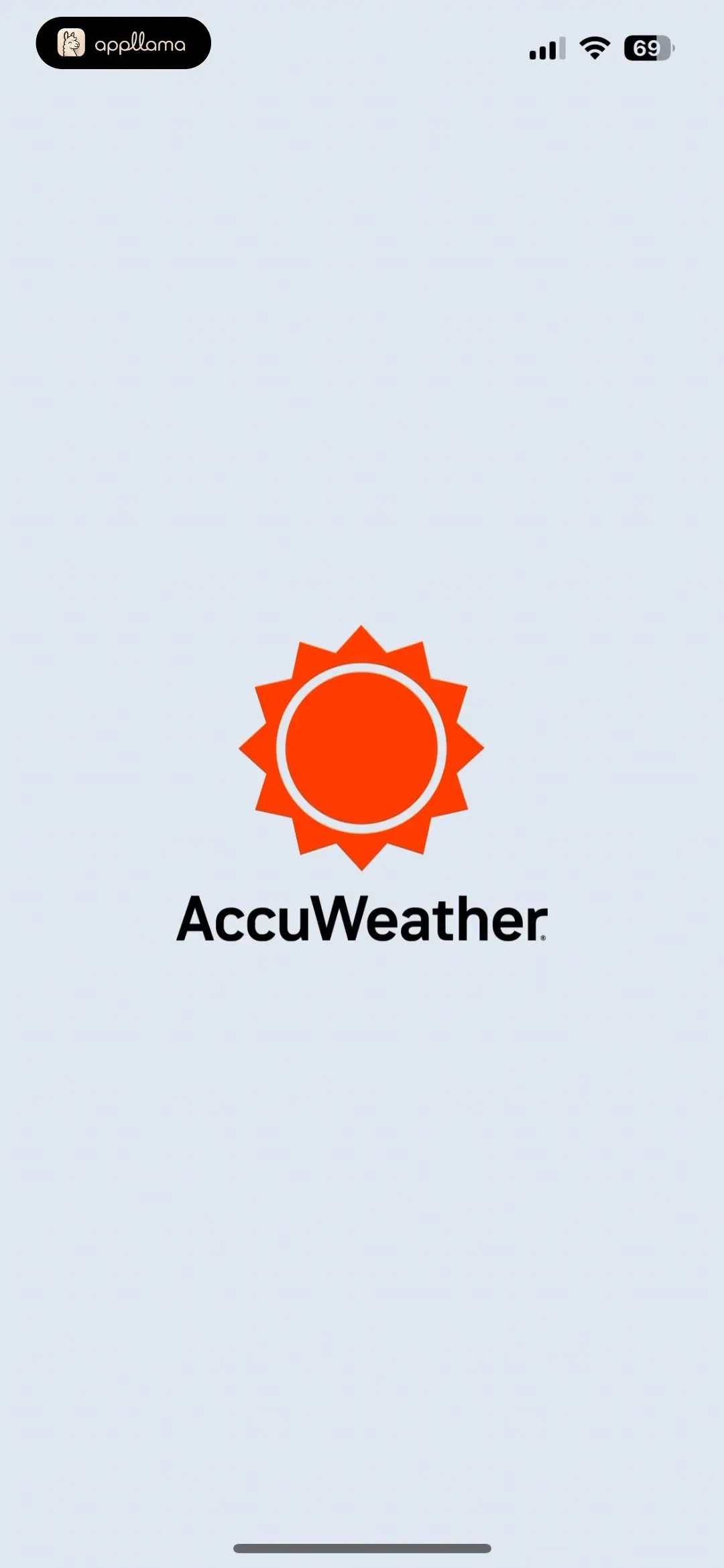AccuWeather: Weather Forecast Splash Screen