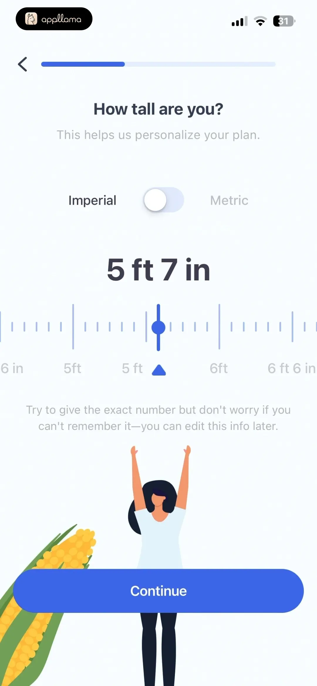 Height Input