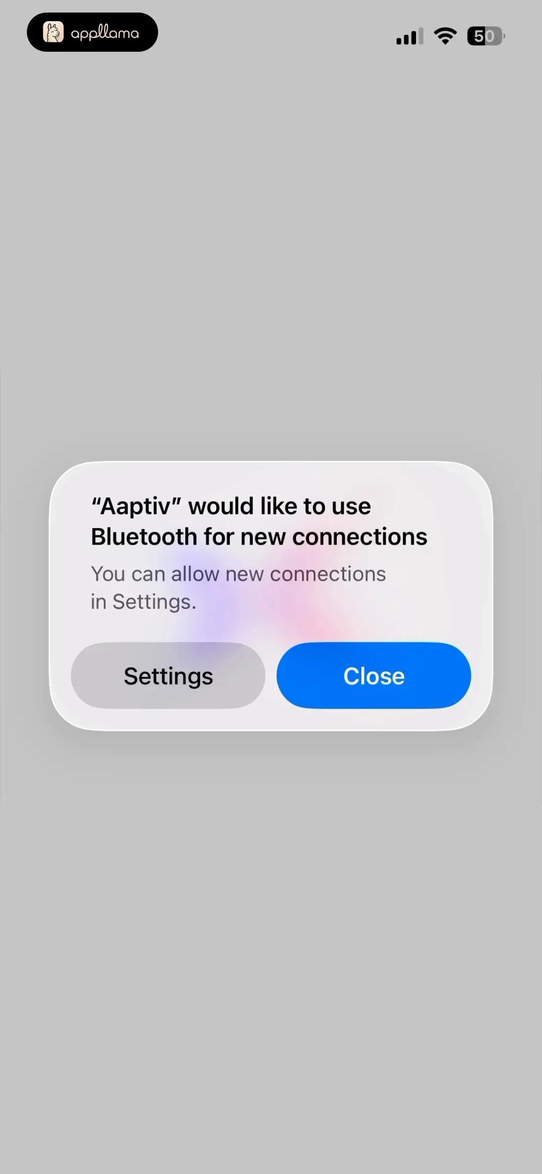 Bluetooth Permission