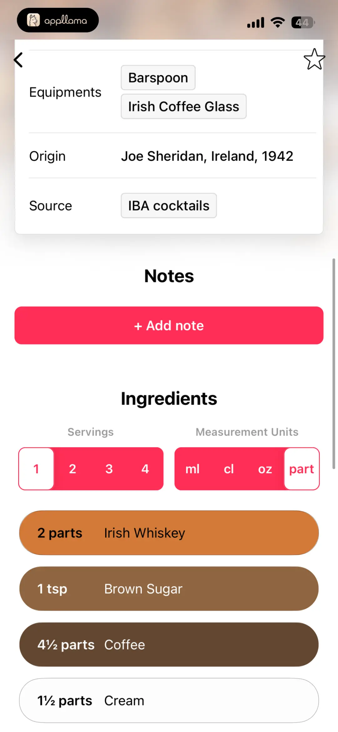 Recipe Ingredients