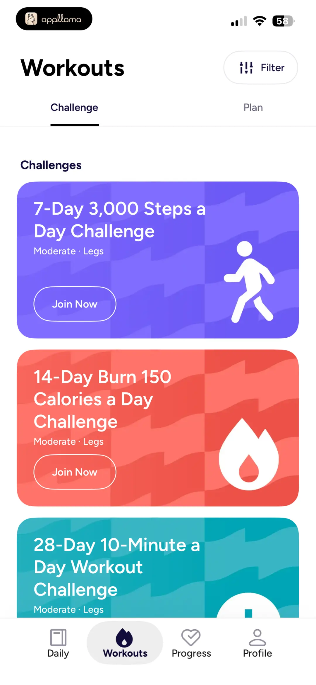Workout Challenges