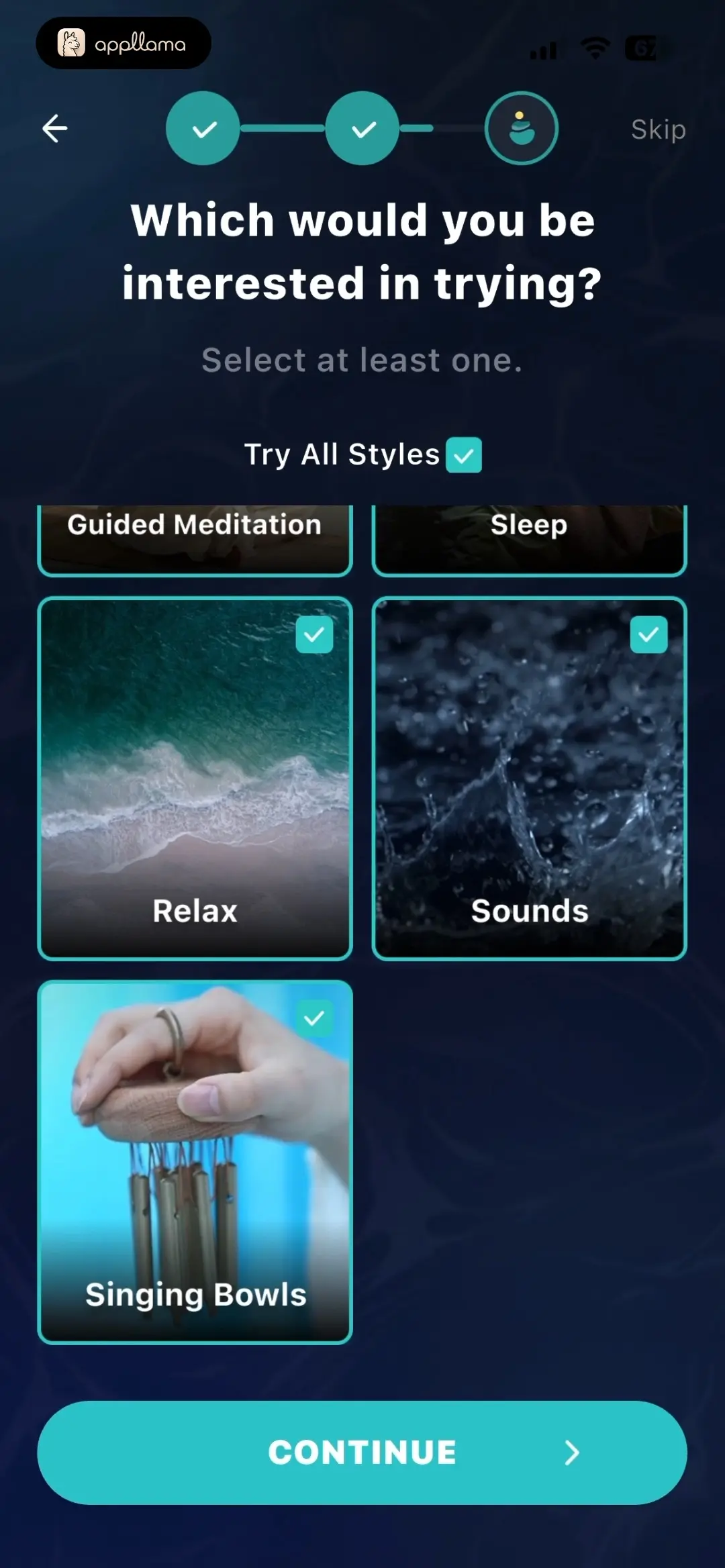 Interest Selection