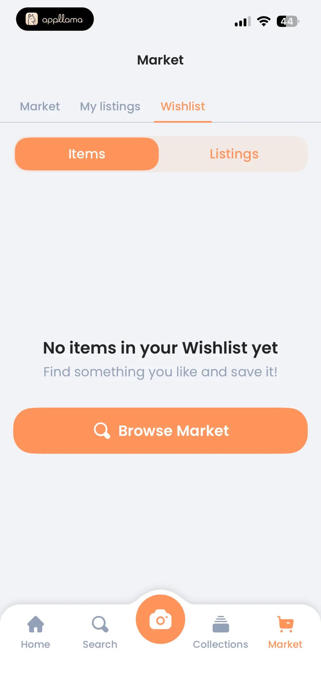 Wishlist Empty