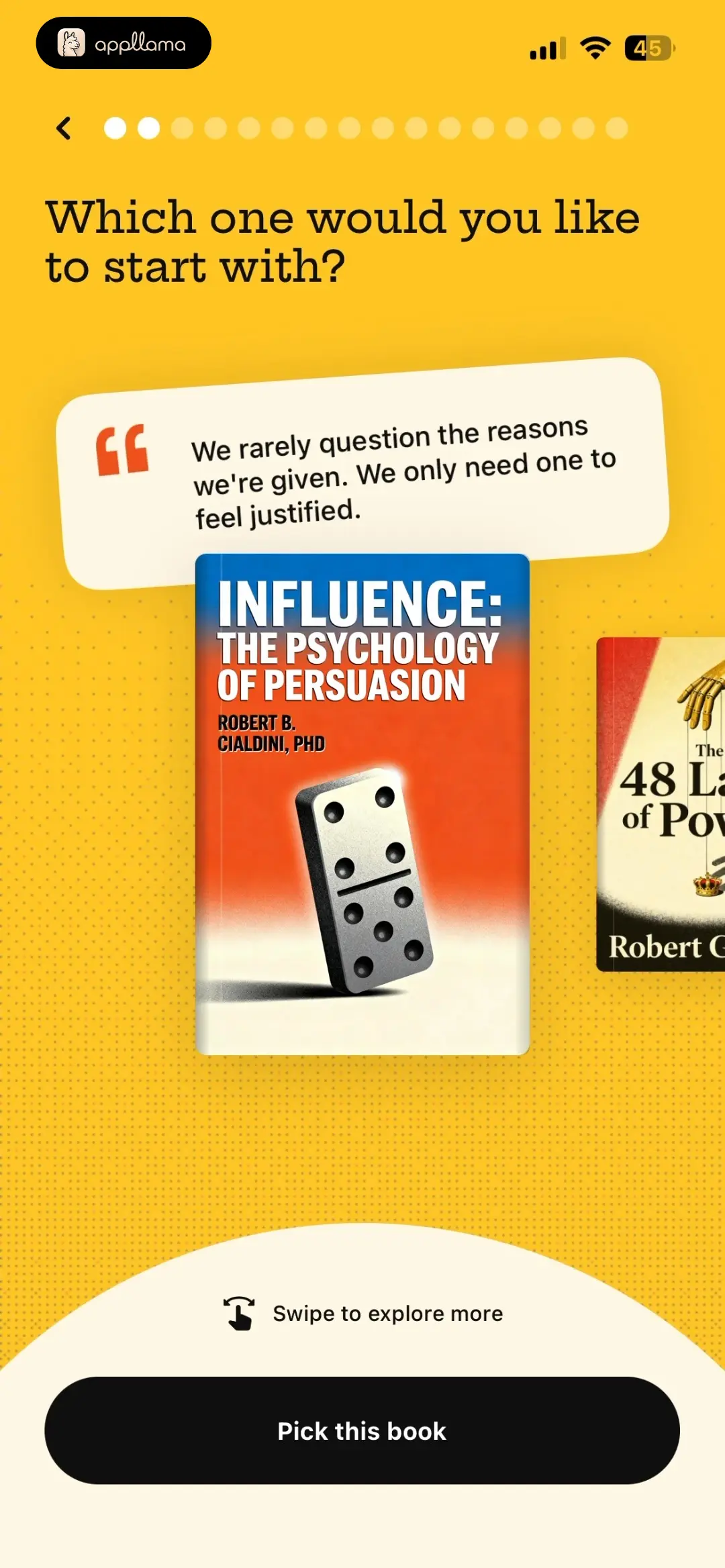 Book Selection