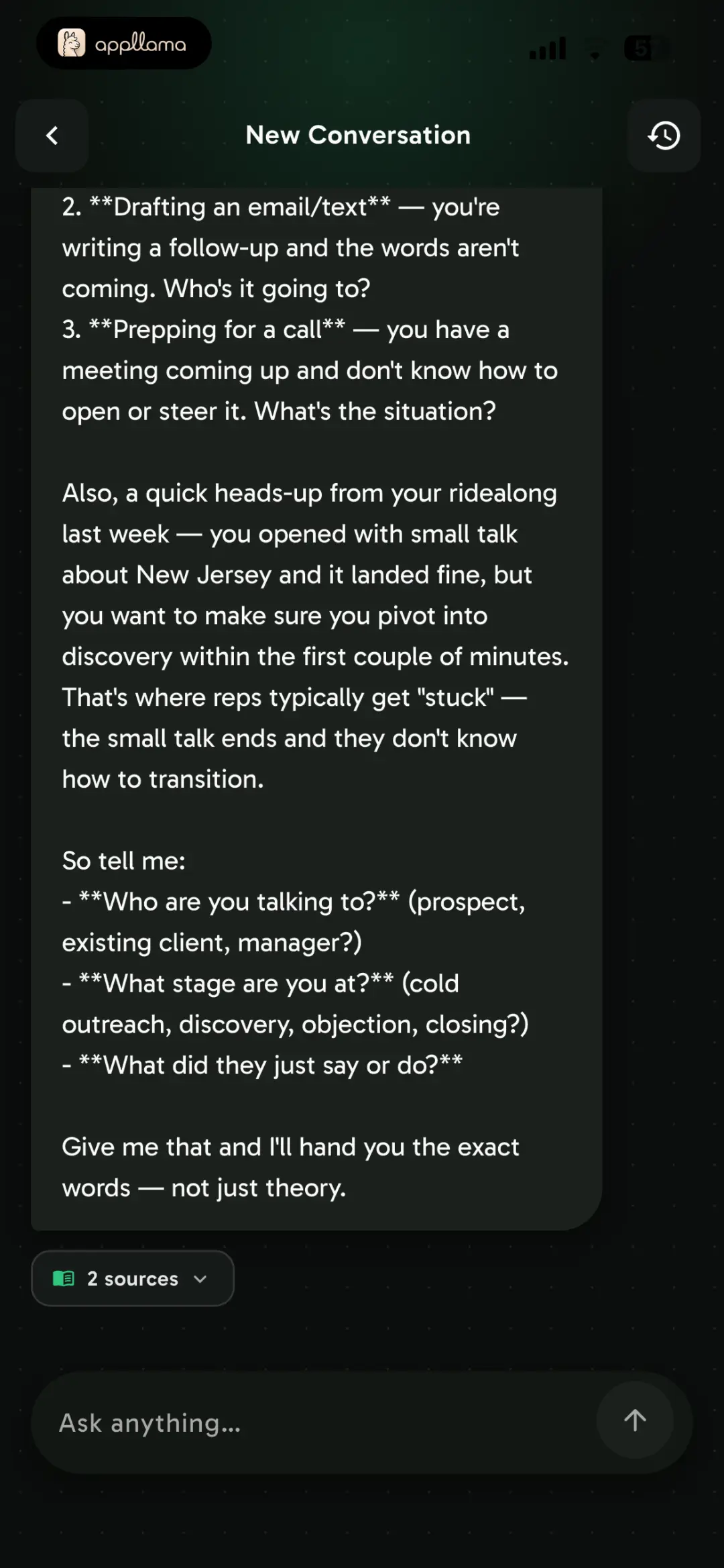 AI Chat Conversation