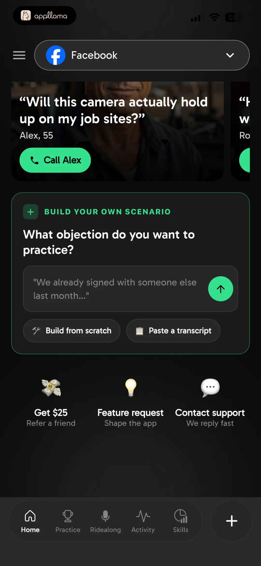 Feed Q&A Card