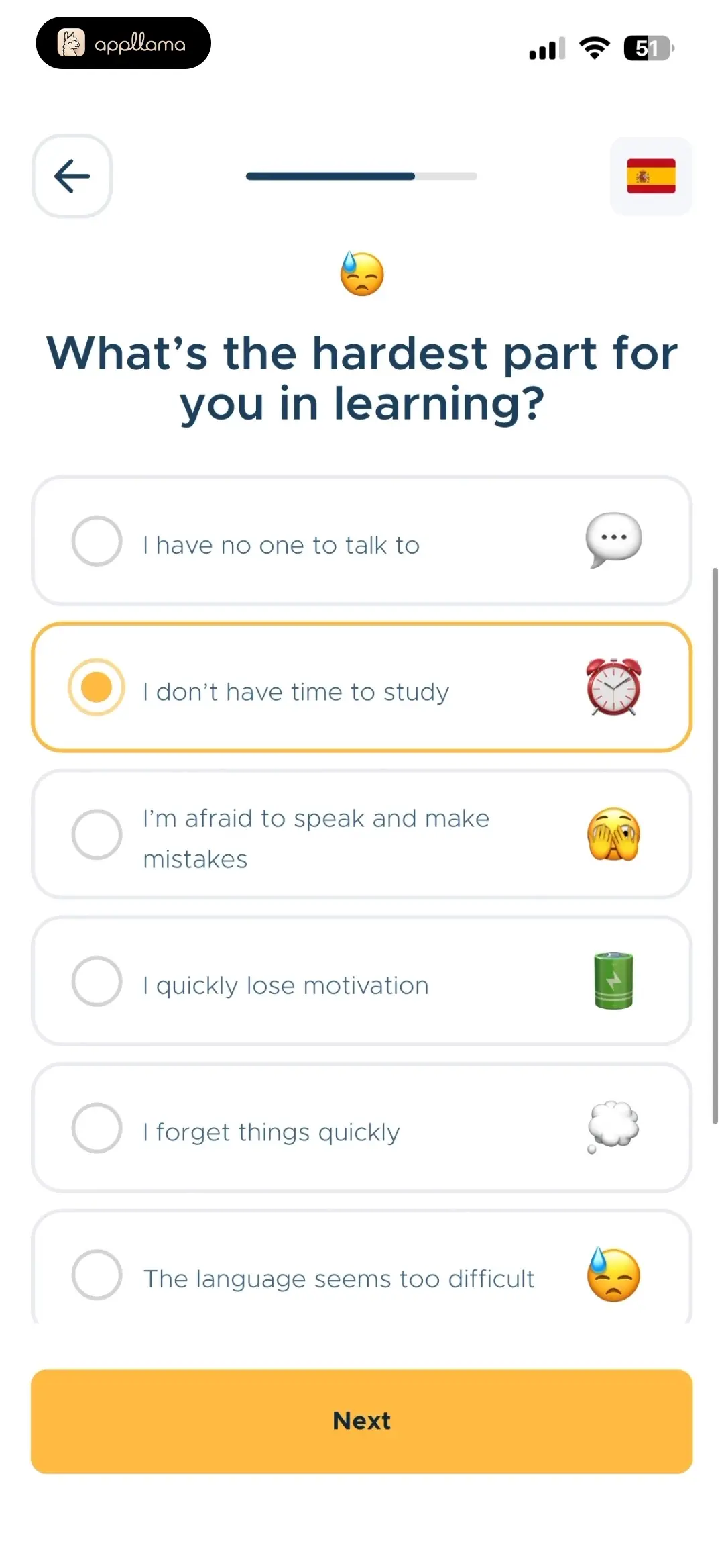 Learning Challenge Select