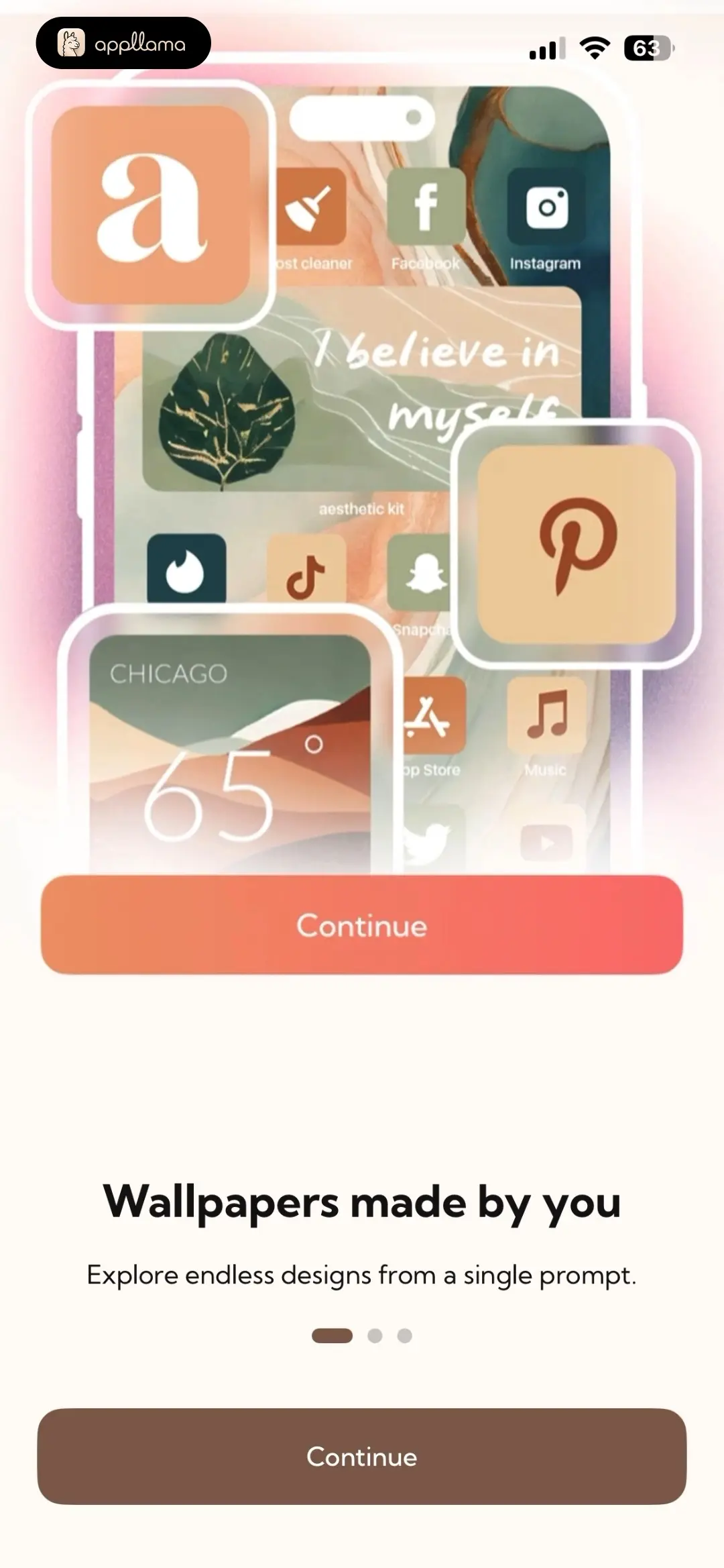 Aesthetic Kit: Live Wallpapers home screen