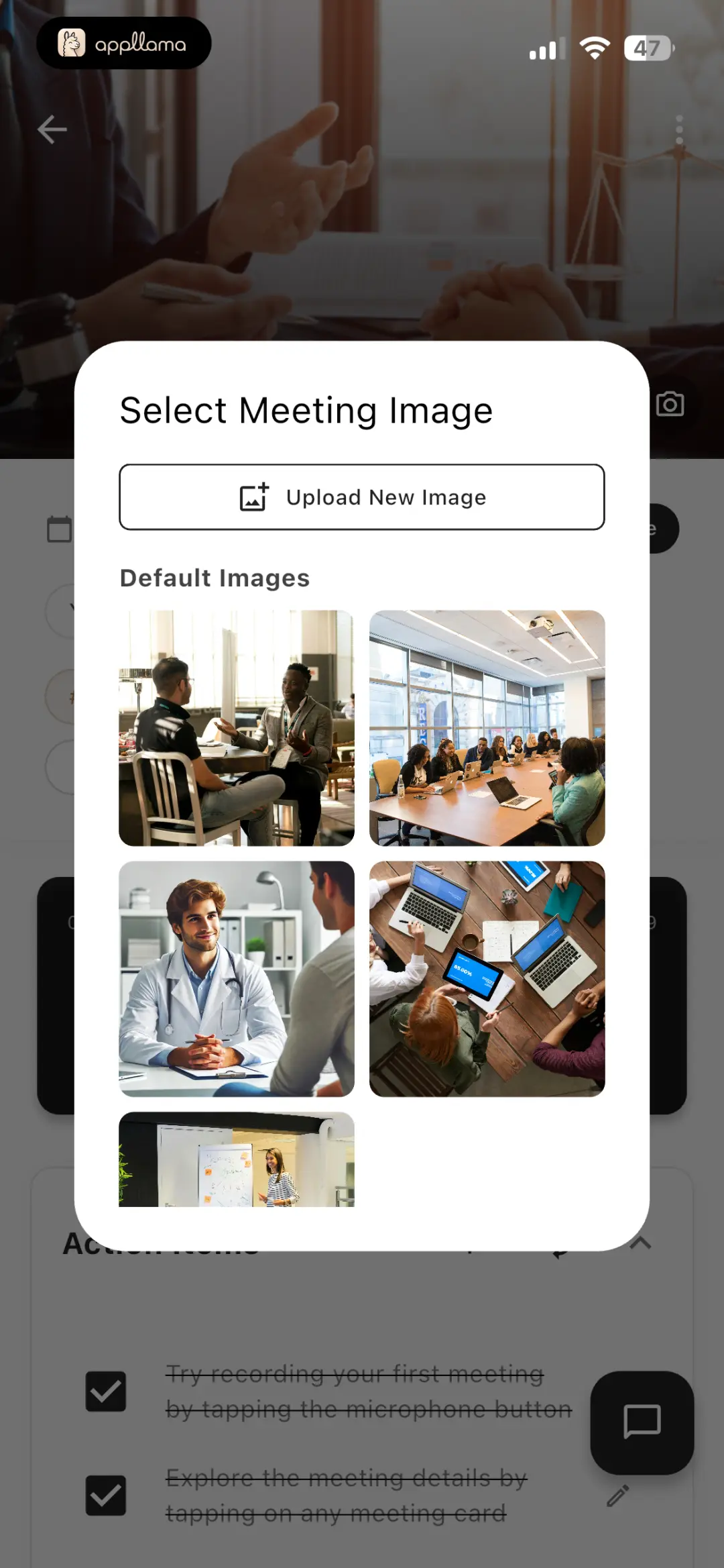 Meeting Image Picker