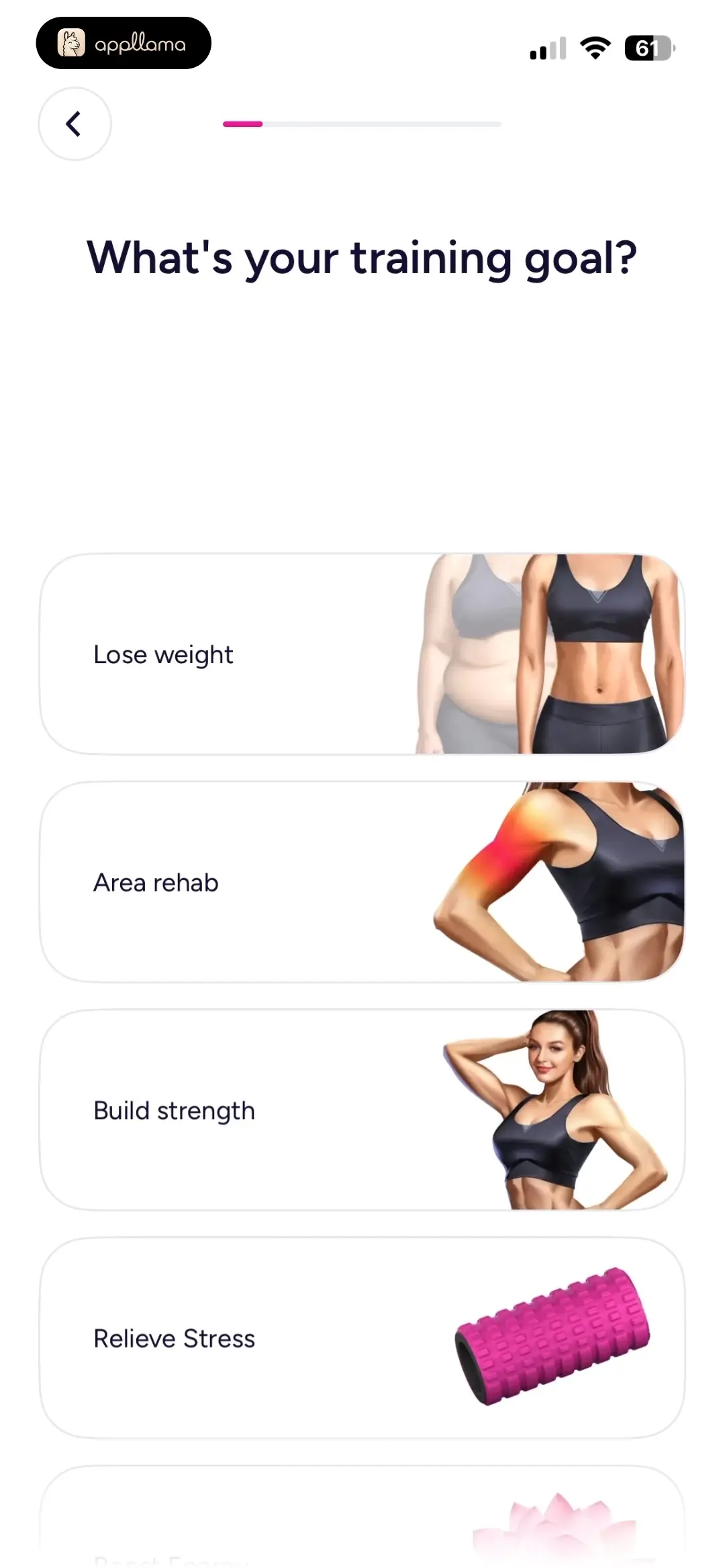 Training Goal Question
