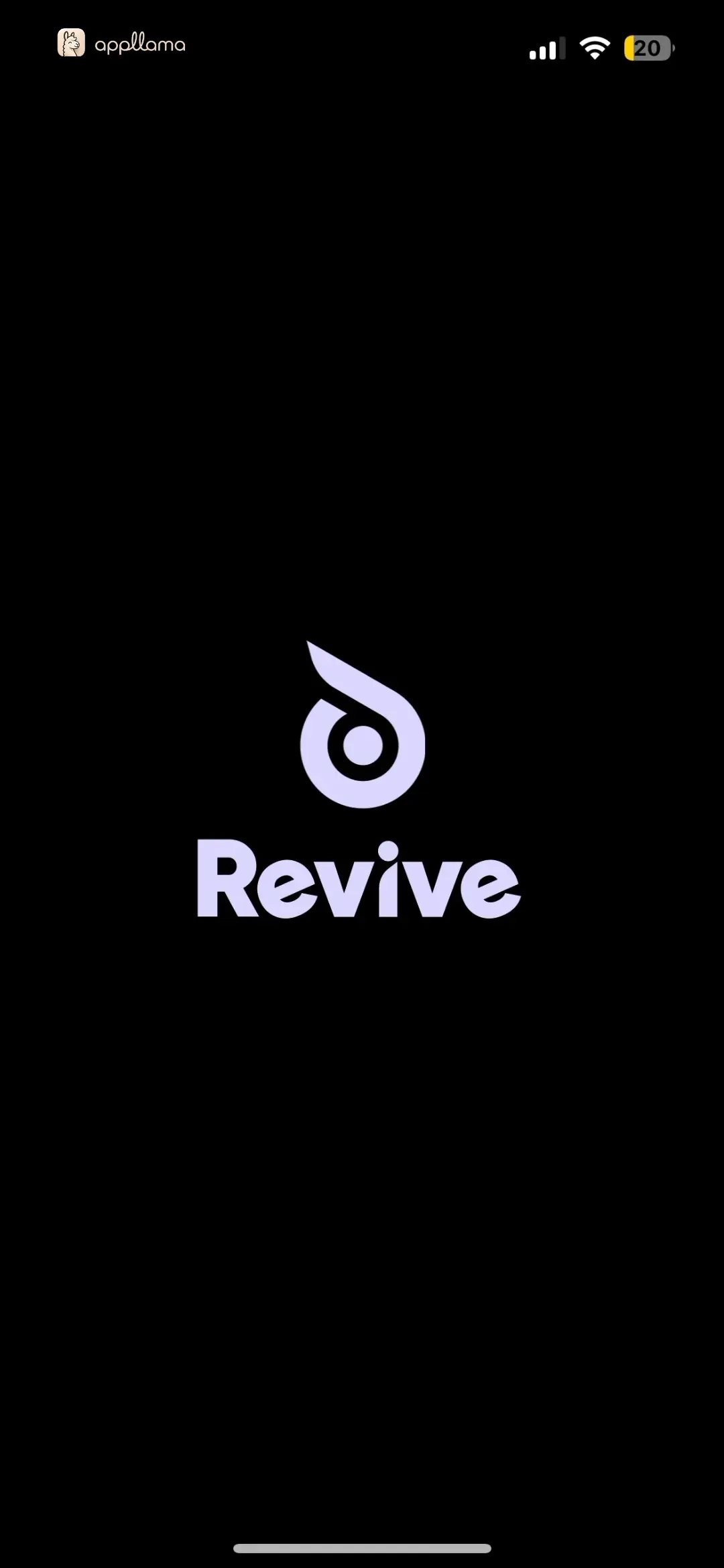 Revive: AI Face Photo Animator Splash Screen
