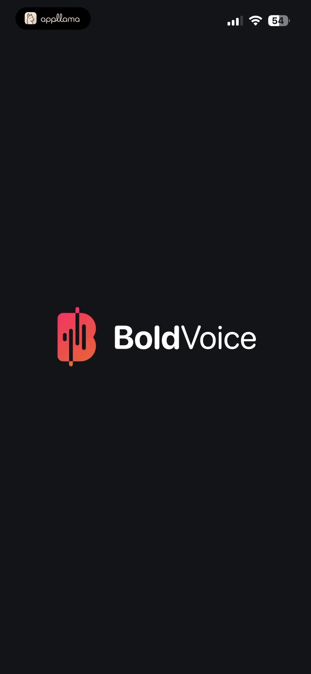 Wordmark Splash Screen